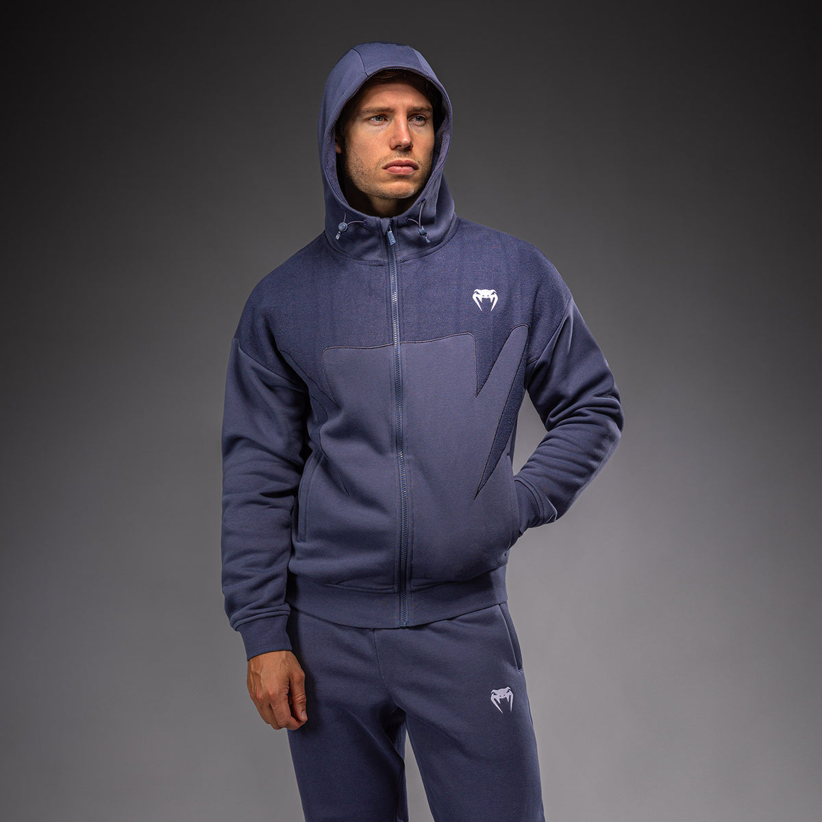 Venum Attack Fleece & Weave 运动夹克 - 蓝色