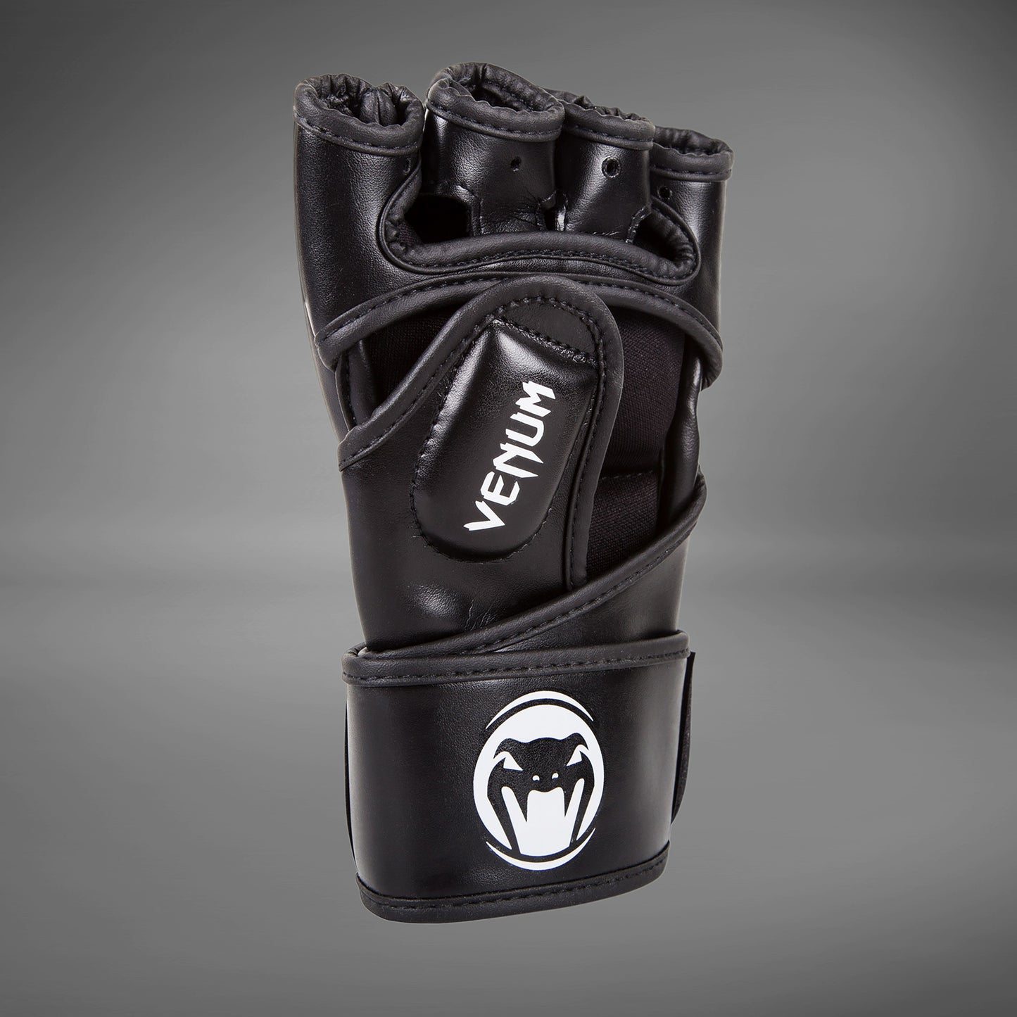 Venum Impact MMA手套 – Skintex皮革 – 黑色
