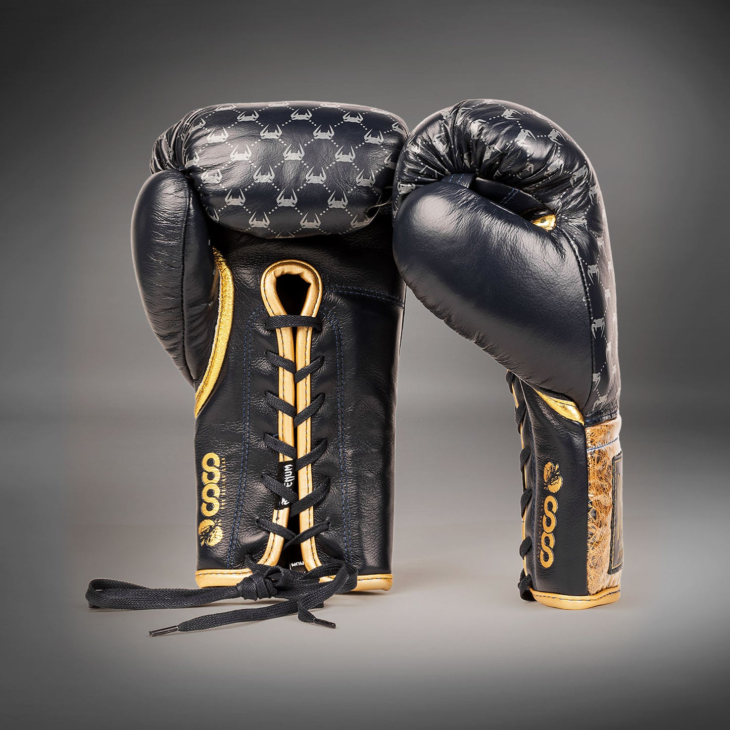 Venum Coco Monogram Pro系带拳击手套 – 州蓝色