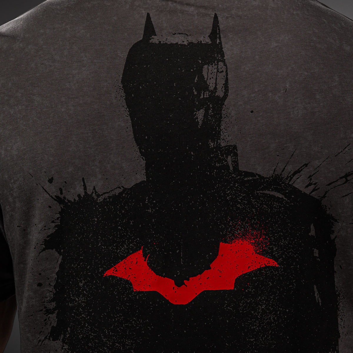 Venum x Batman 棉质T恤 - 灰色/黑色/红色