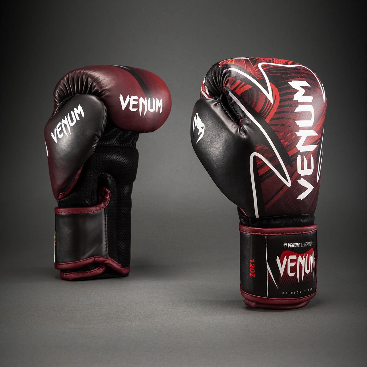Venum Crimson Viper 2.0 Impact 拳击手套 - 黑色/红色