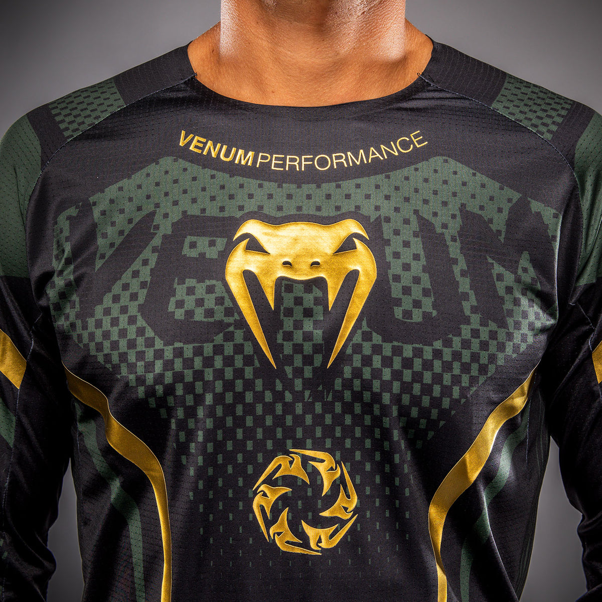 Venum MX Challenger 越野摩托骑行服 - 黑色/绿色/金色