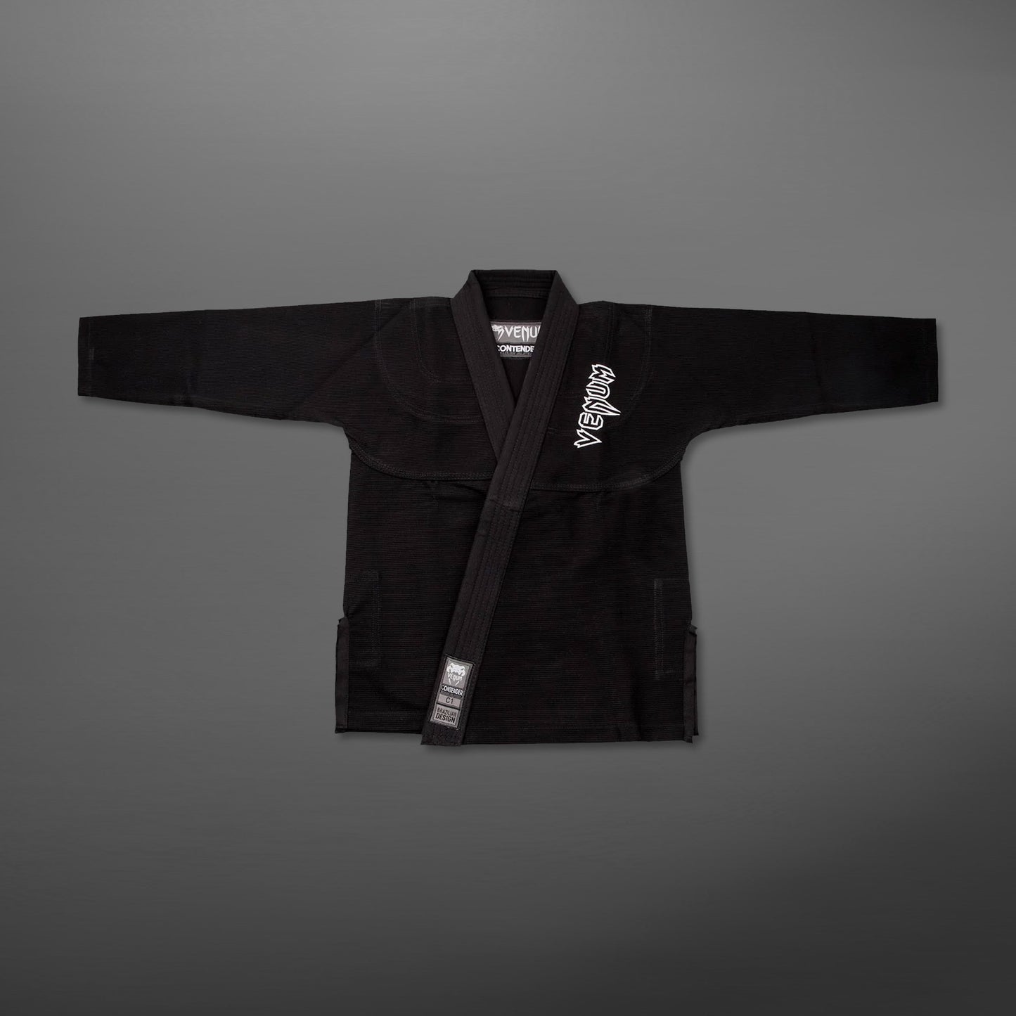 Venum Contender 儿童柔术服（含免费白带）– 黑色
