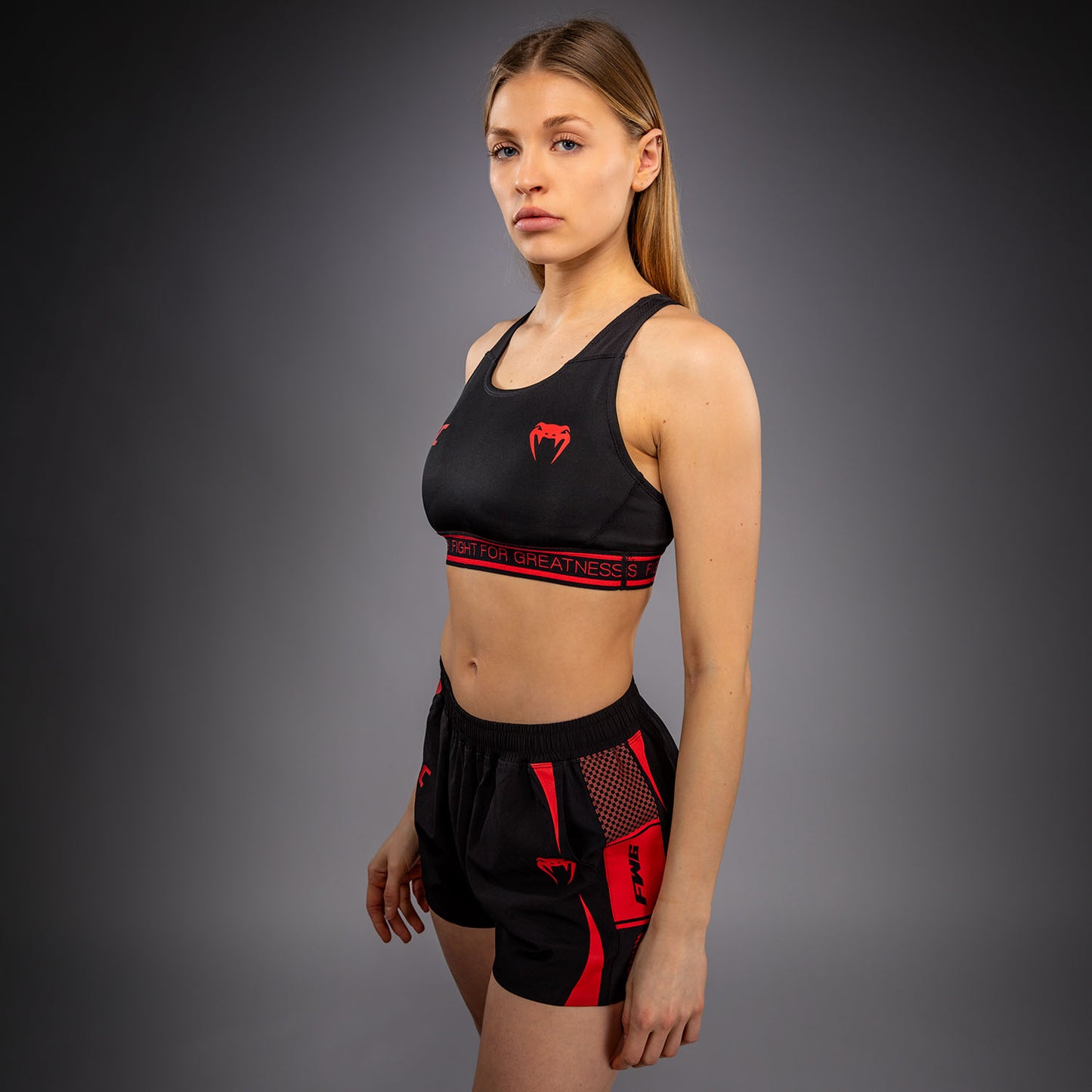 Venum UFC Unity by Venum Authentic Fight Week 女子运动内衣 - 黑色