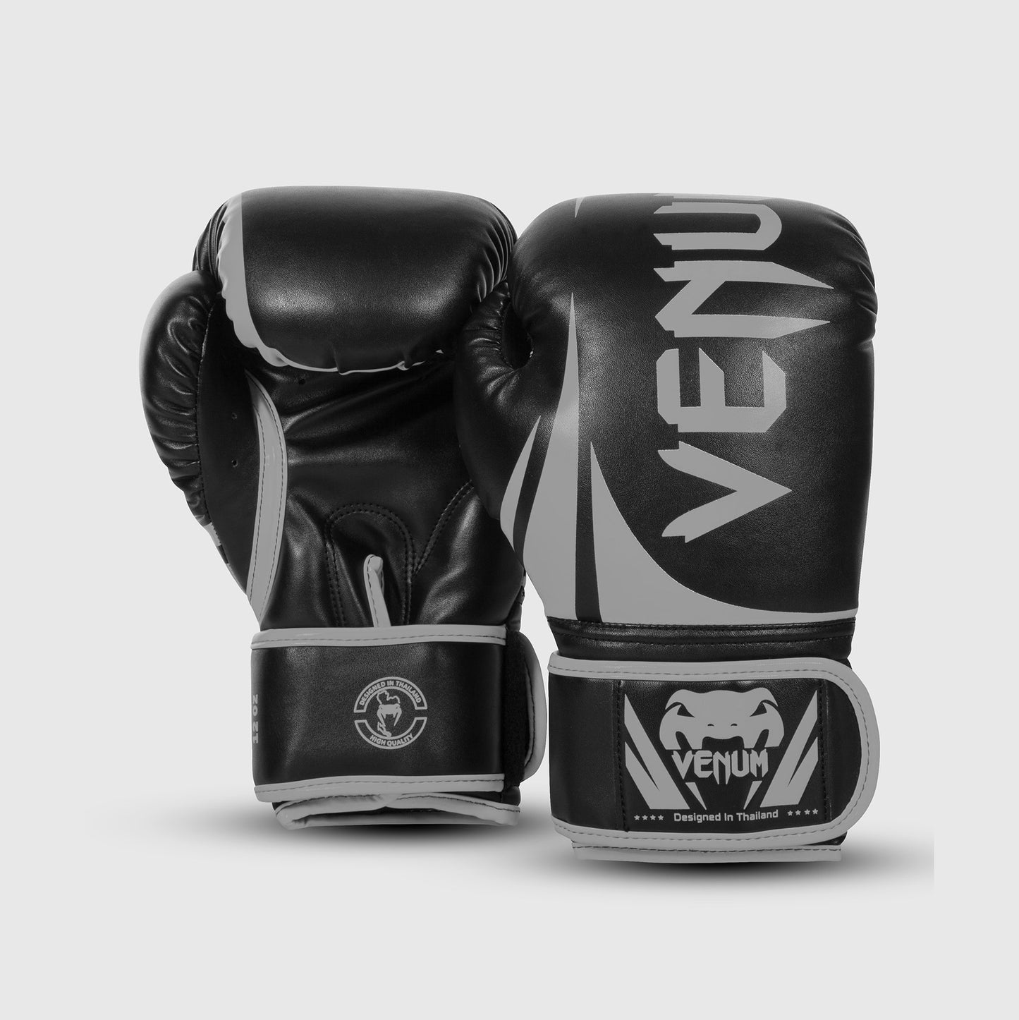 Venum Challenger 2.0 拳击手套 – 黑色/灰色