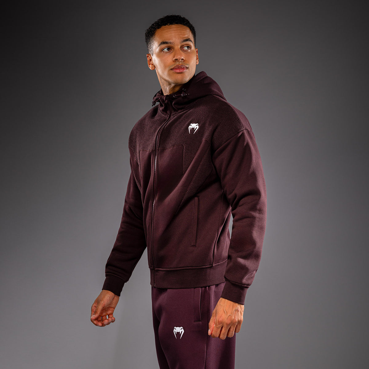 Venum Attack Fleece & Weave 运动夹克 - 酒红色