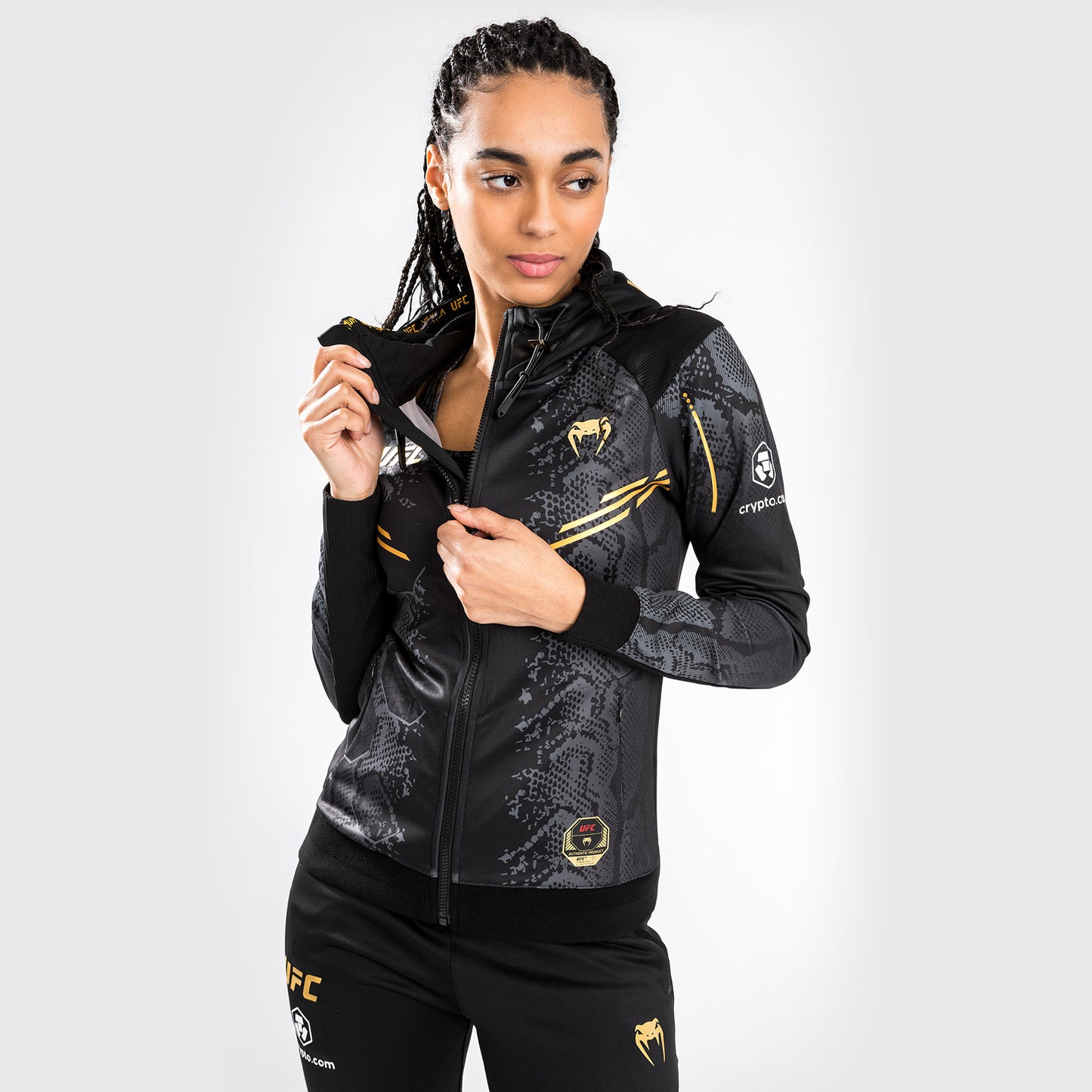 UFC Adrenaline by Venum Authentic Fight Night 女士款 连帽衫 – Champion