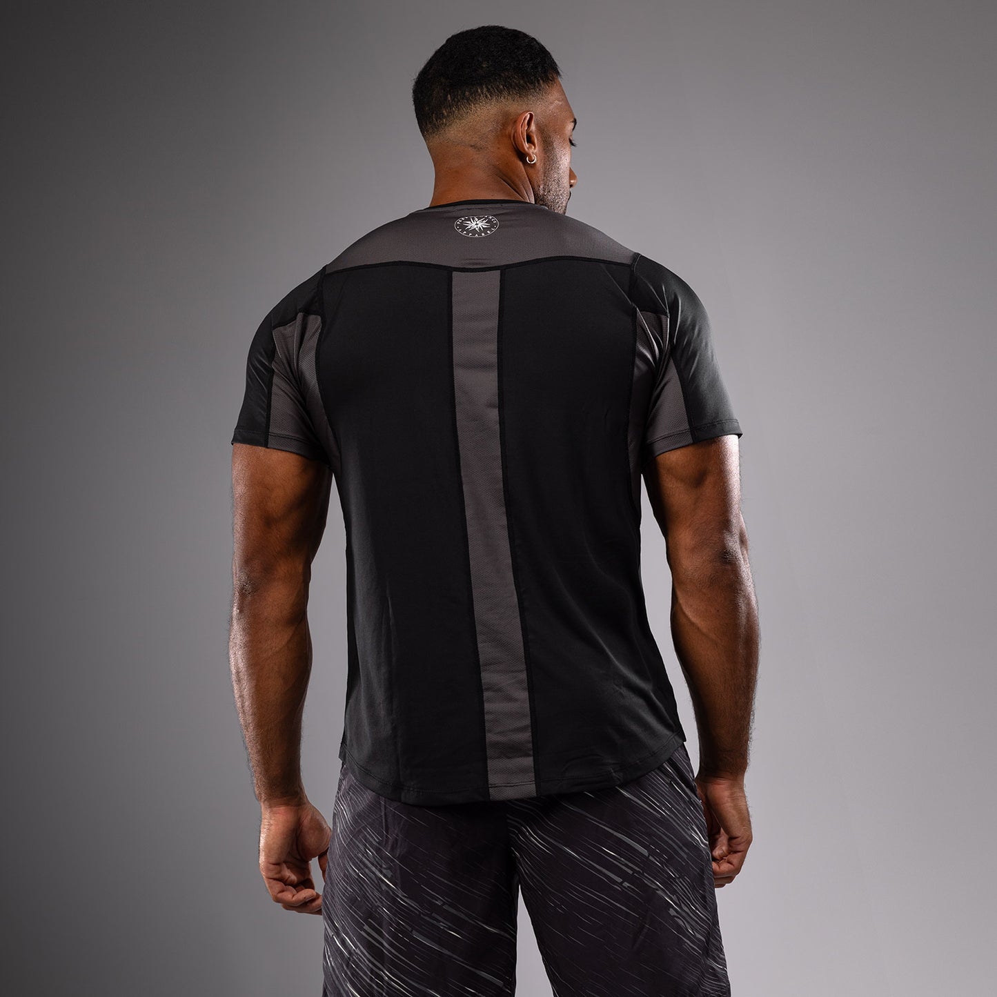 Venum Rapid Dry-Tech T恤 – 黑色/风暴灰