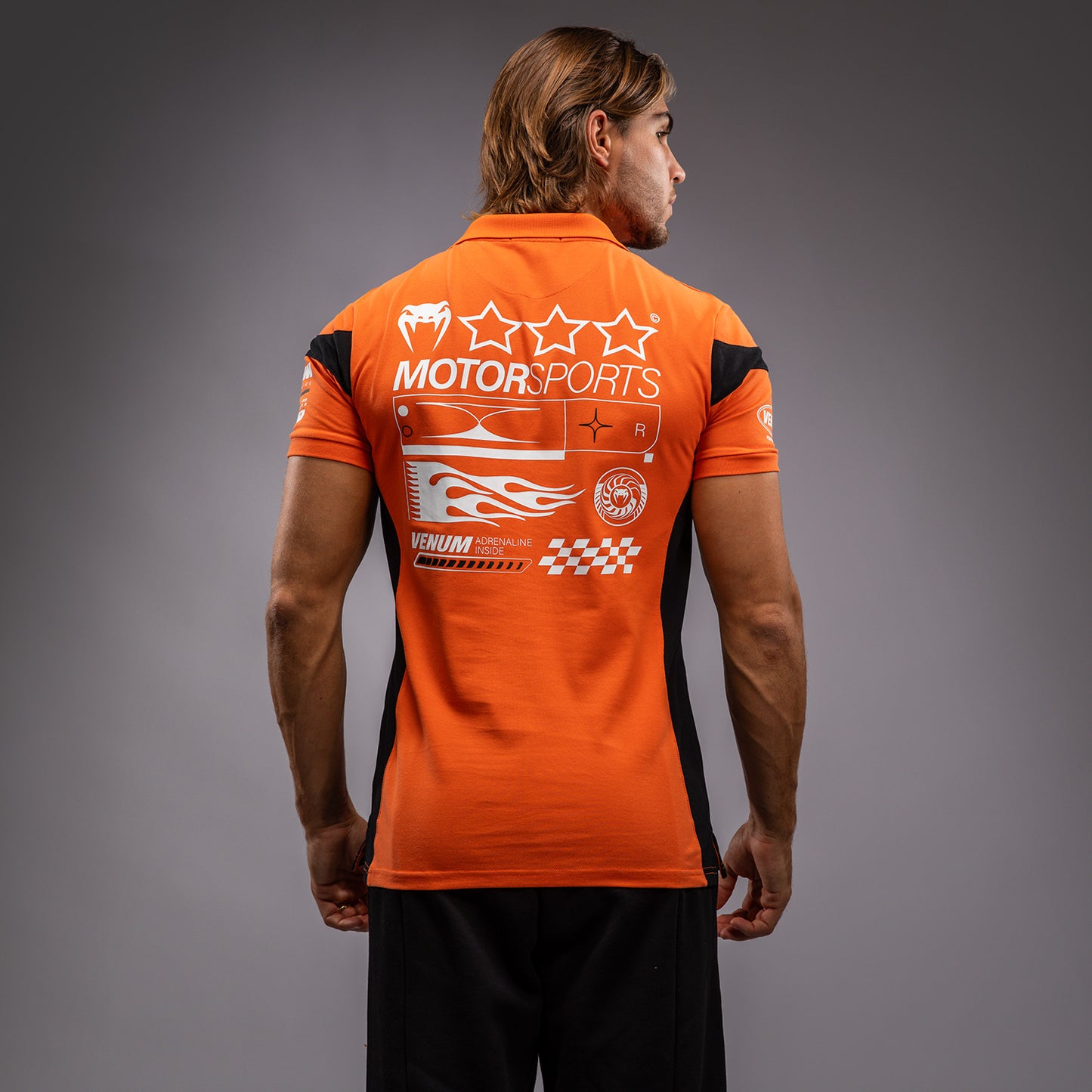 Venum Motorsport 棉质保罗衫 – 橘色