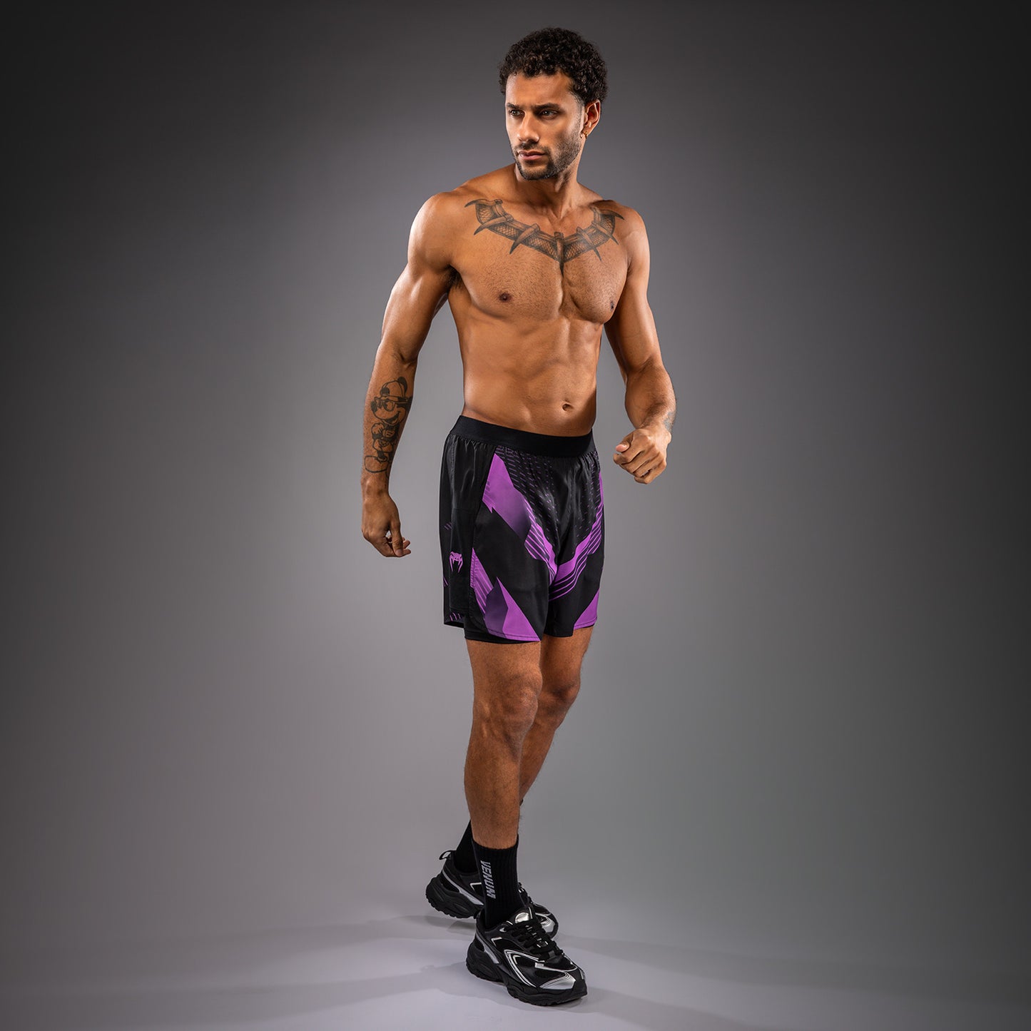 NO-GI 6.0 训练短裤 – 黑色/紫色