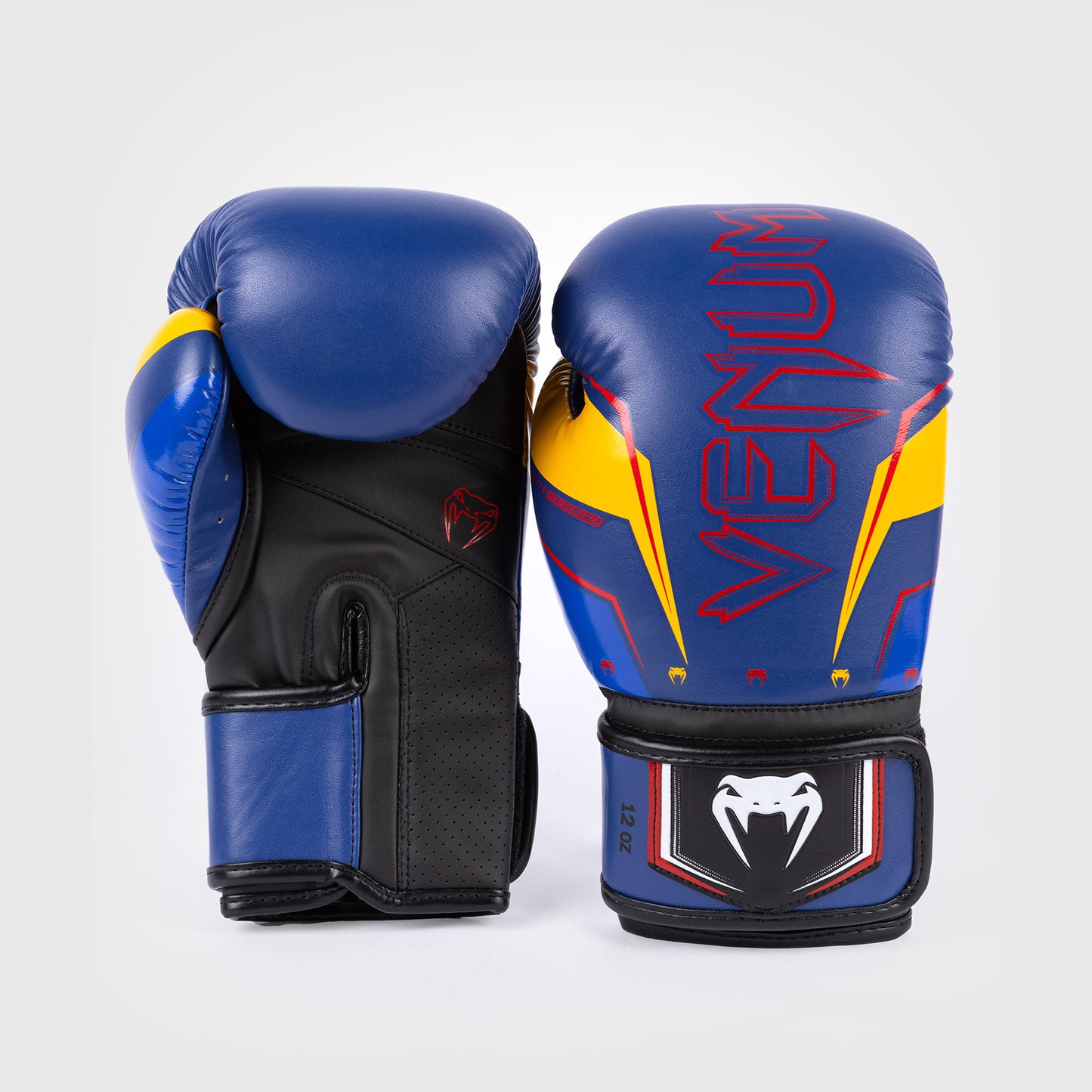 Venum Elite Evo 拳击手套 – 蓝色/黄色