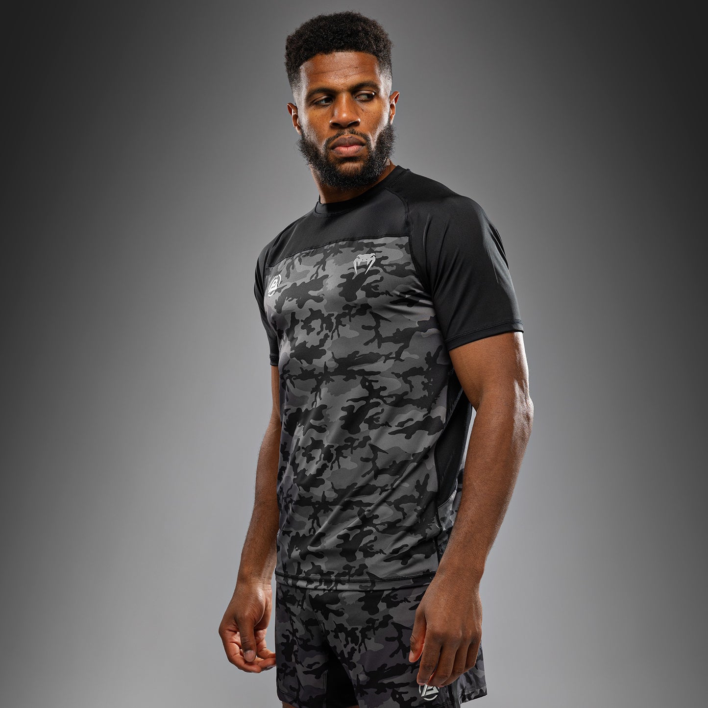 Venum x Polaris Dry Tech T恤 – 黑色/风暴灰