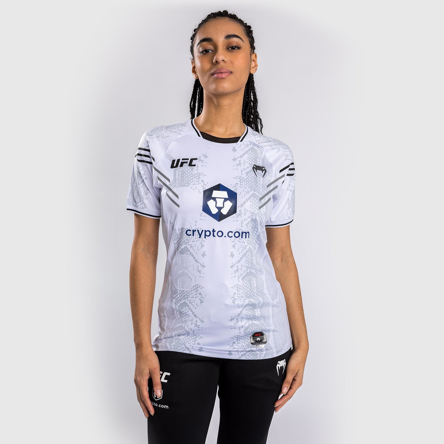 UFC Adrenaline by Venum Authentic Fight Night 女士款出场球衣 – 白色
