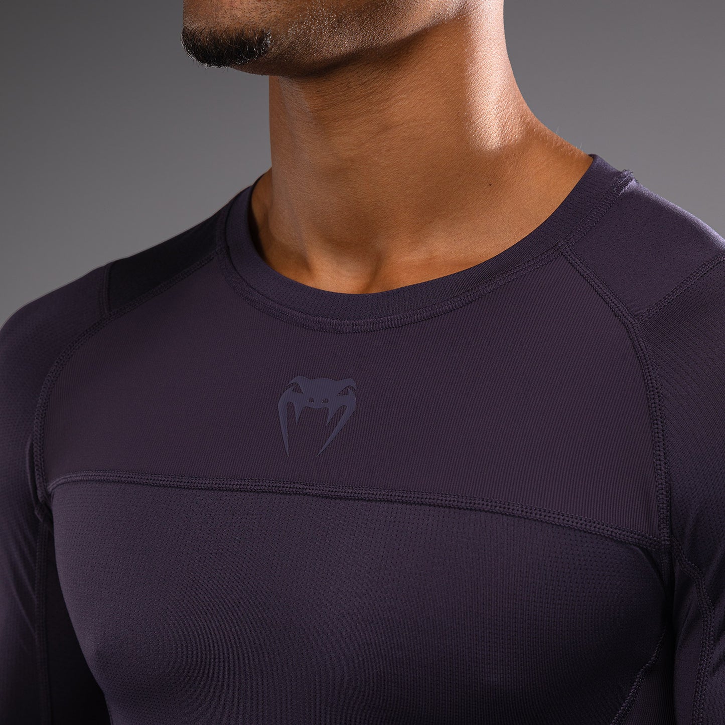Venum G-Fit Air 男士长袖紧身防磨衣 – 深紫色
