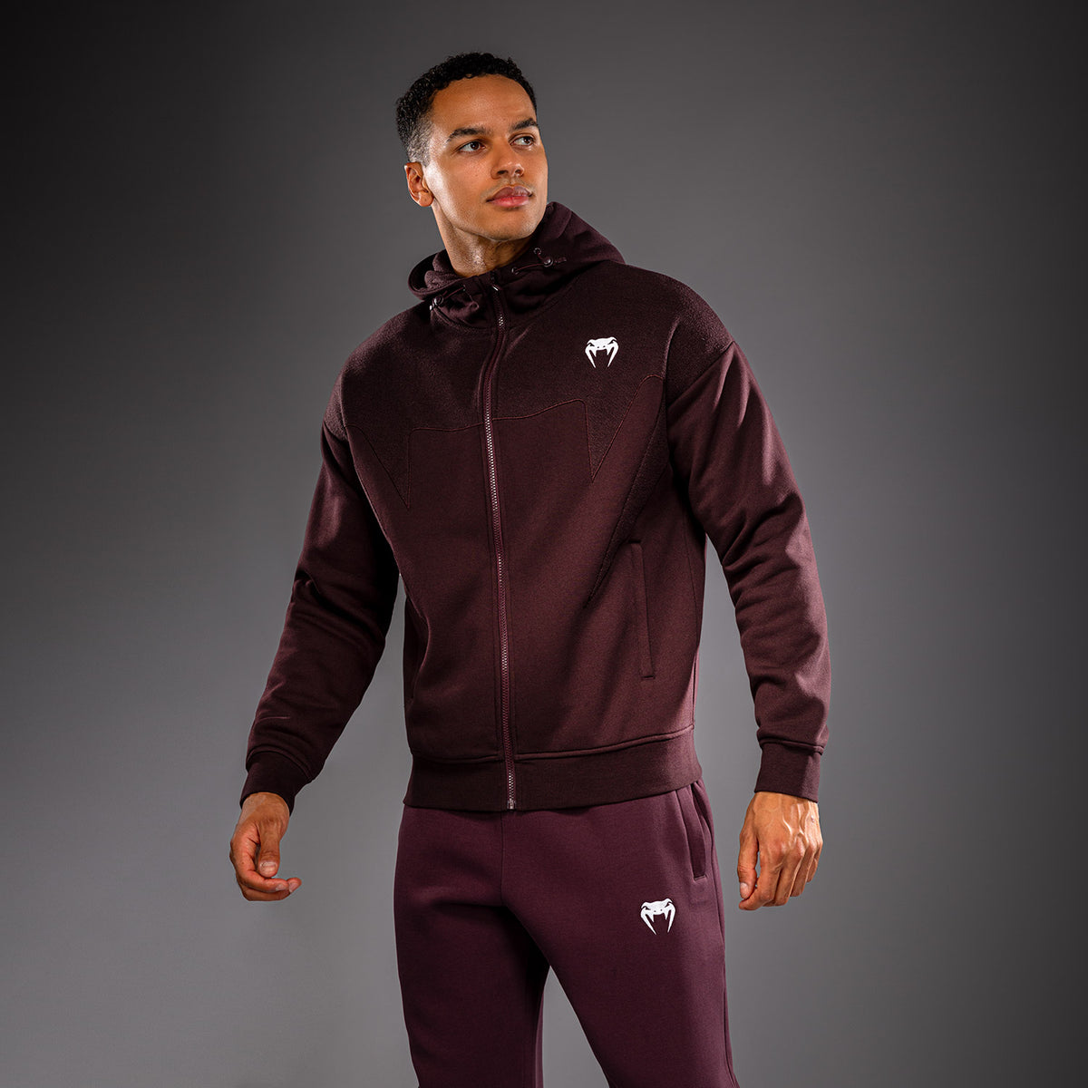 Venum Attack Fleece & Weave 运动夹克 - 酒红色