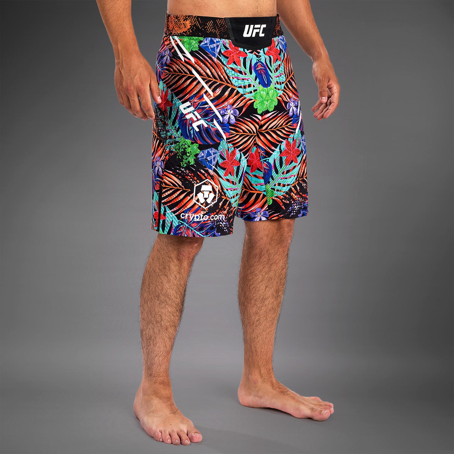 男士Venum UFC Unrivaled 蓝色Dustin Poirier长款格斗短裤