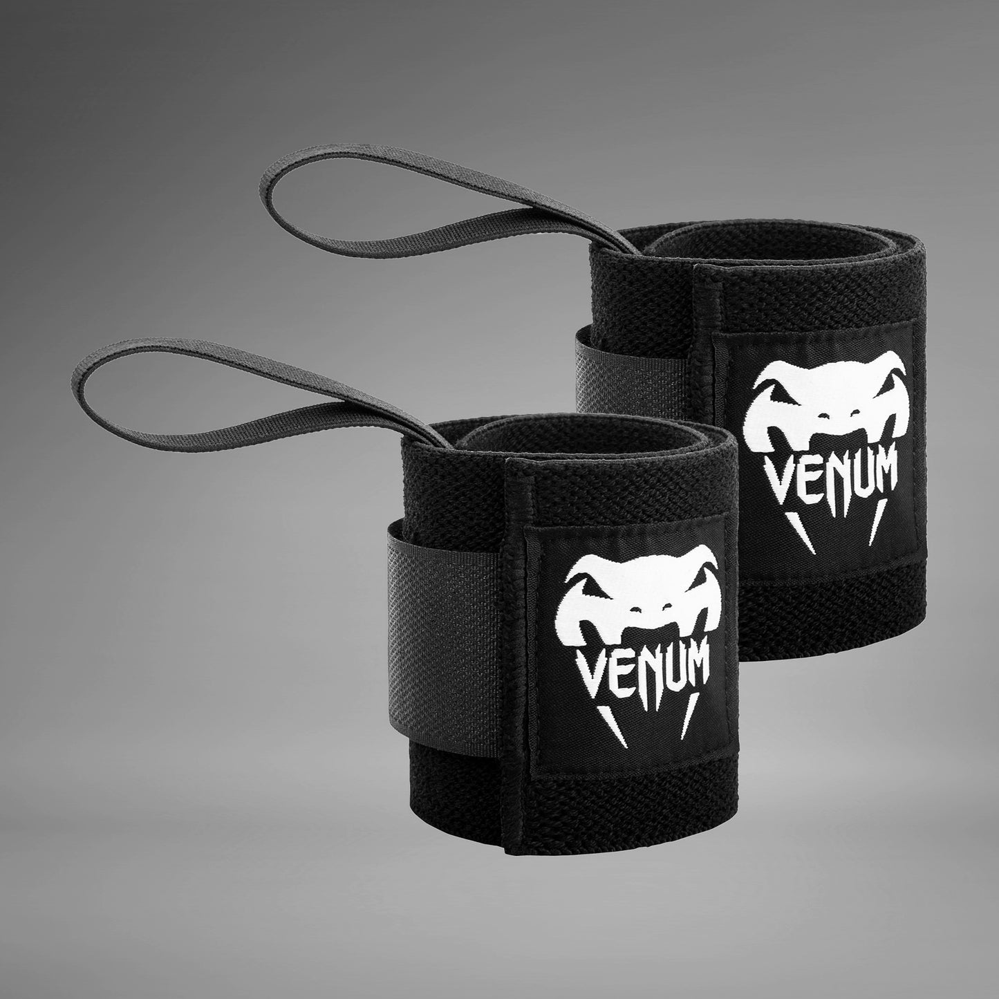 Venum Hyperlift 举重护腕 - 黑色（对）