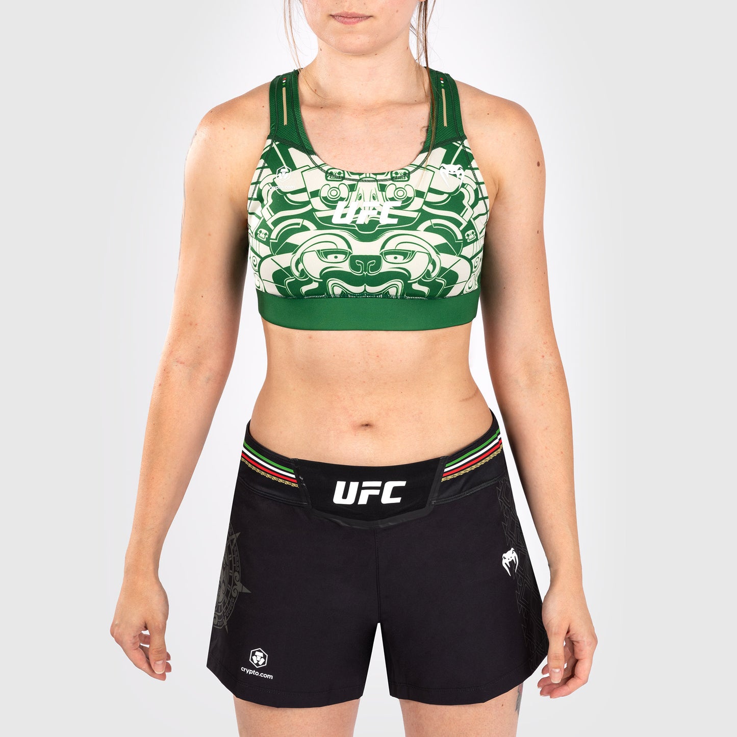 Noche UFC by Venum Authentic 女士运动内衣 – 绿色