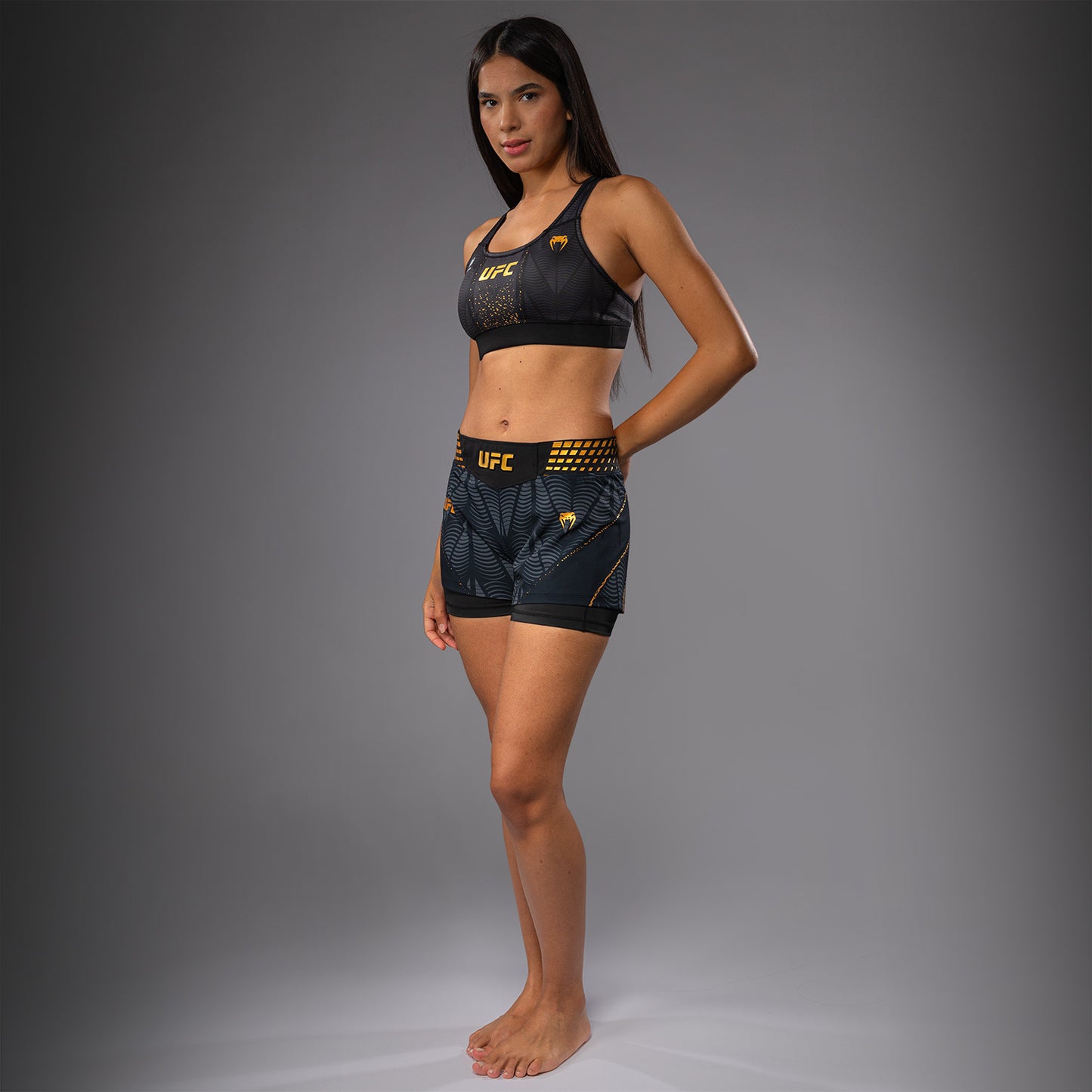 女士Venum UFC Zenith Champion Authentic短款格斗短裤