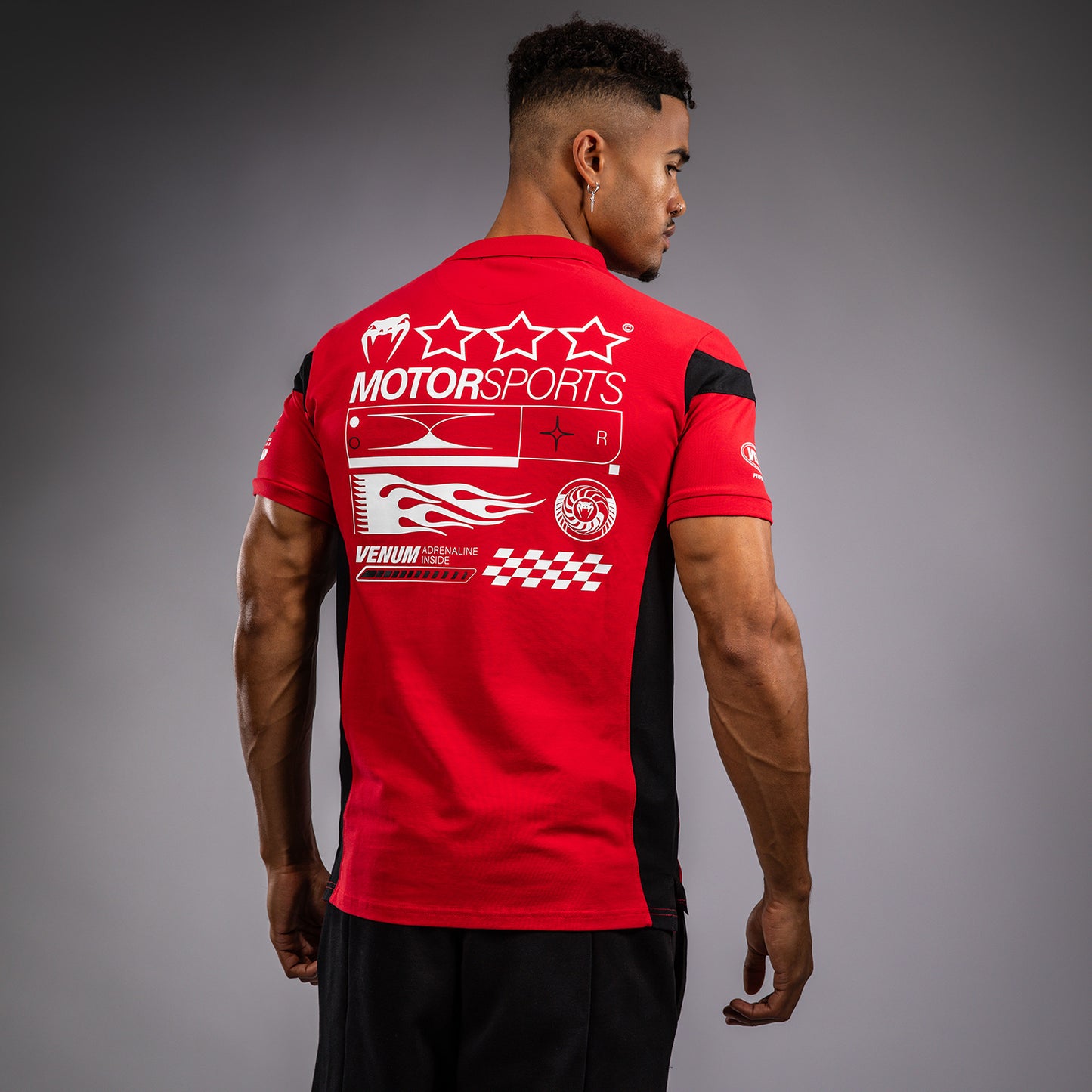 Venum Motorsport 棉质保罗衫 – 赛车红