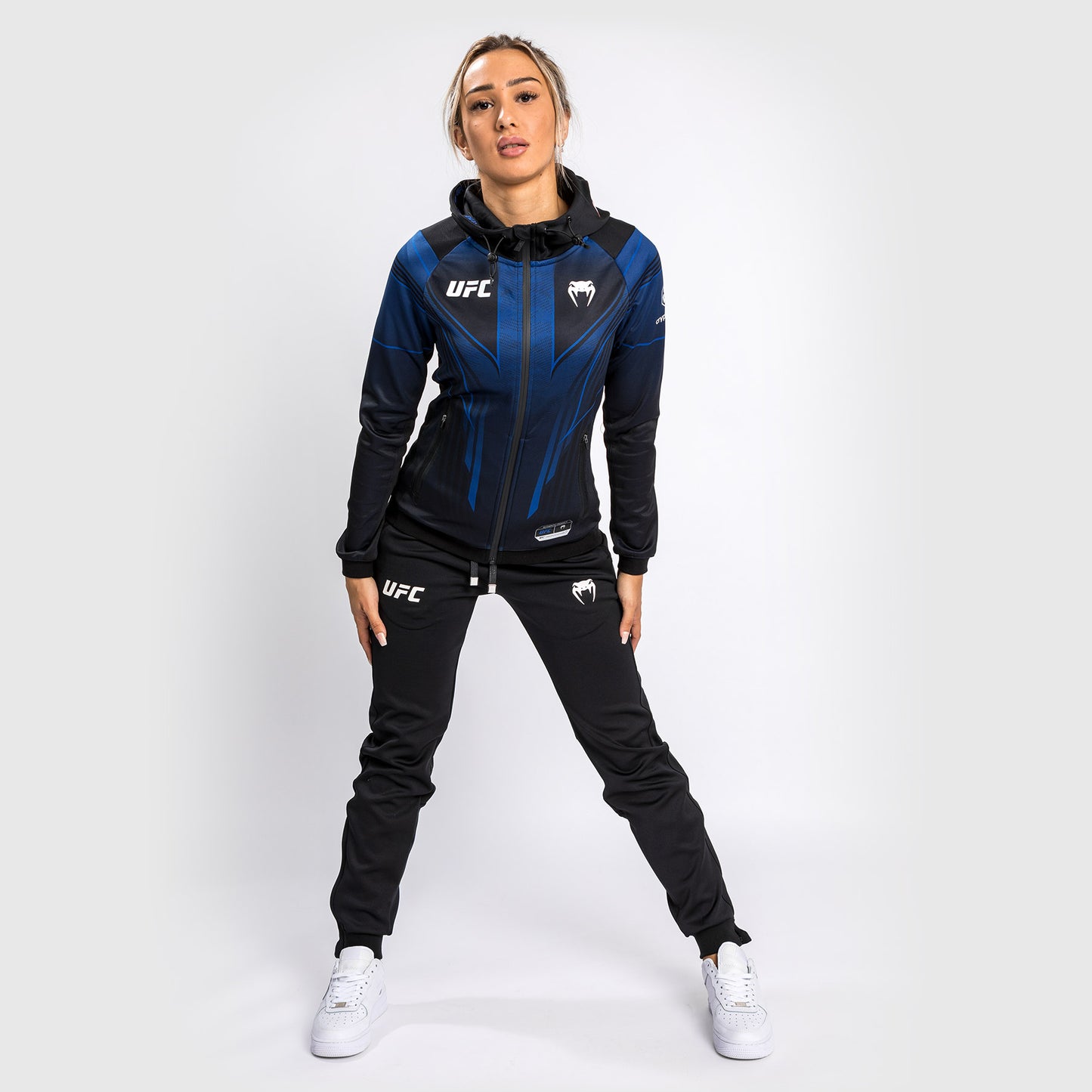 Ufc Authentic Fight Night 2.0 Kit By Venum 女士款 Walkout 连帽衫 – 午夜蓝版
