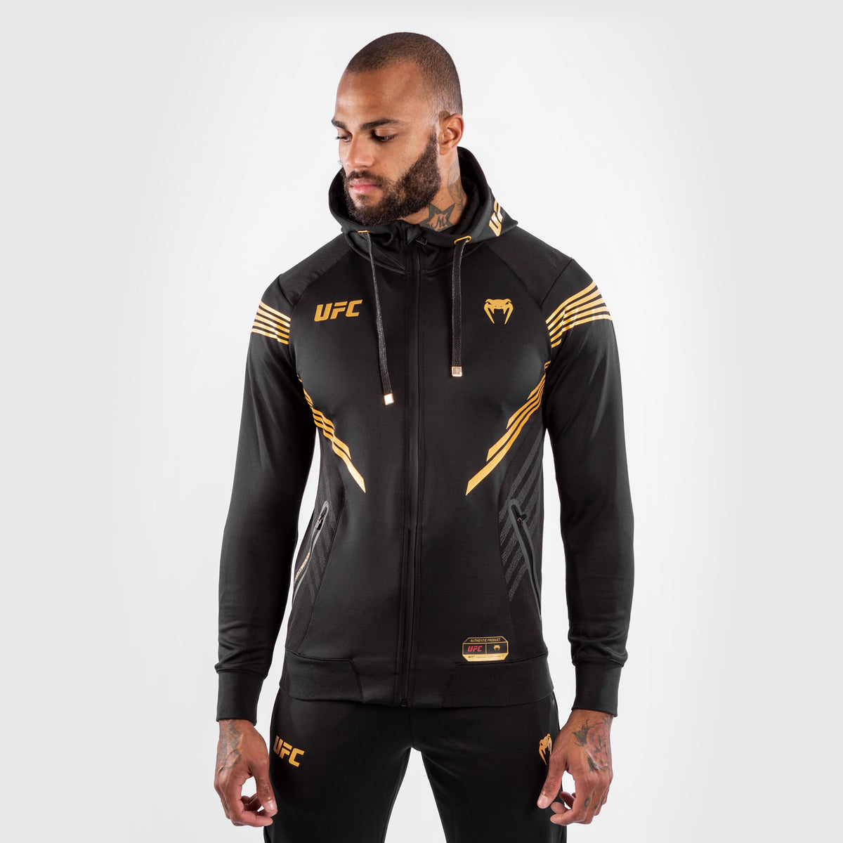 Venum UFC Authentic Fight Night 男士出场连帽衫 – Champion