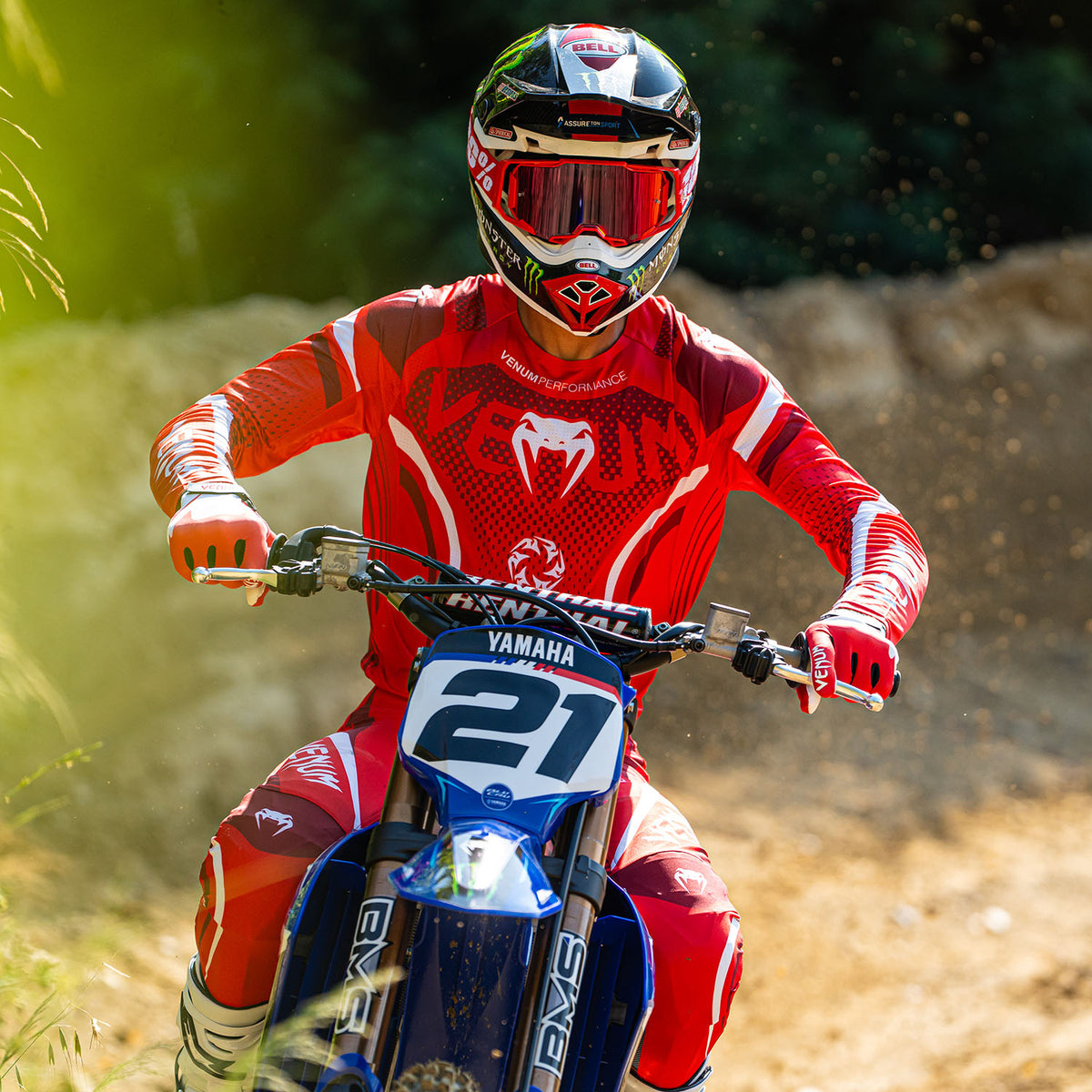 Venum MX Challenger 越野摩托骑行服 - 红色