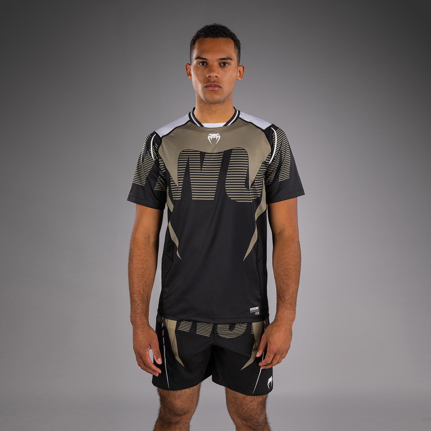 Venum Adrenaline Dry Tech T恤 – 黑色/沙色