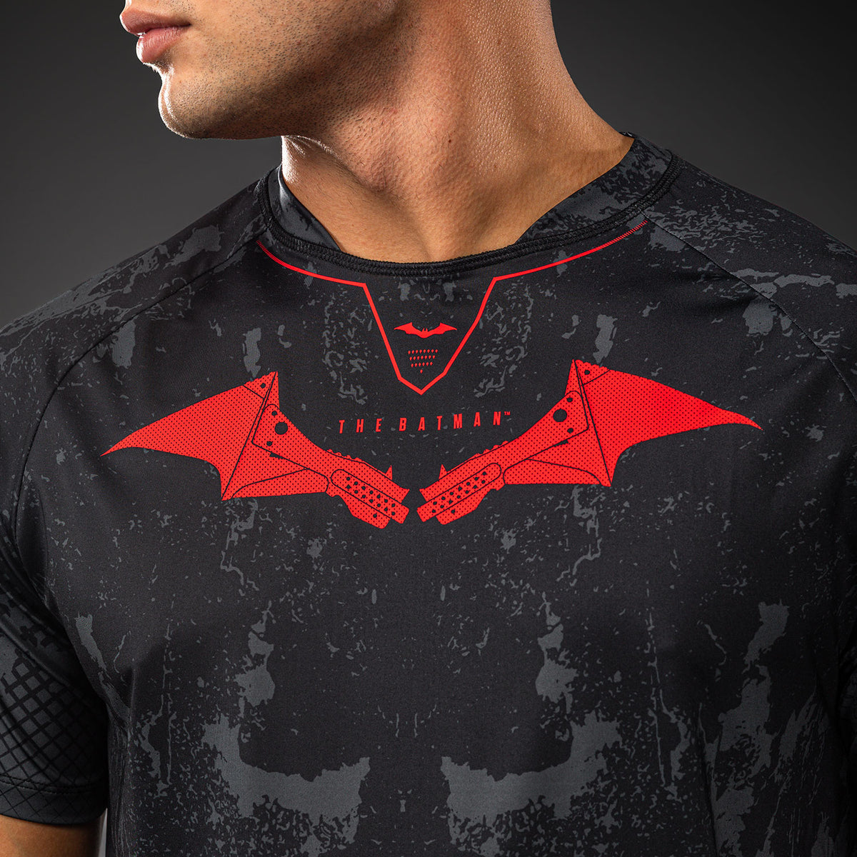 Venum x Batman Dry-Tech T恤 - 黑色/灰色/红色