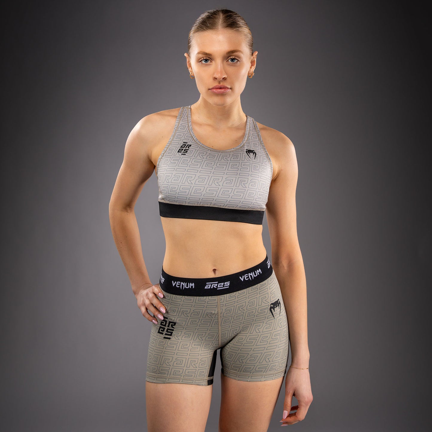 Venum x Ares 2.0 女士运动内衣 – 沙色
