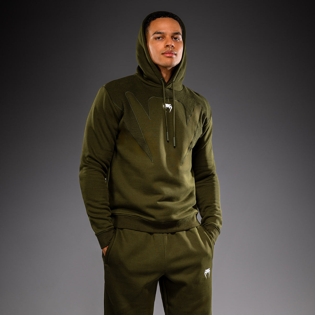 Venum Attack Fleece & Weave 连帽衫 - 卡其色