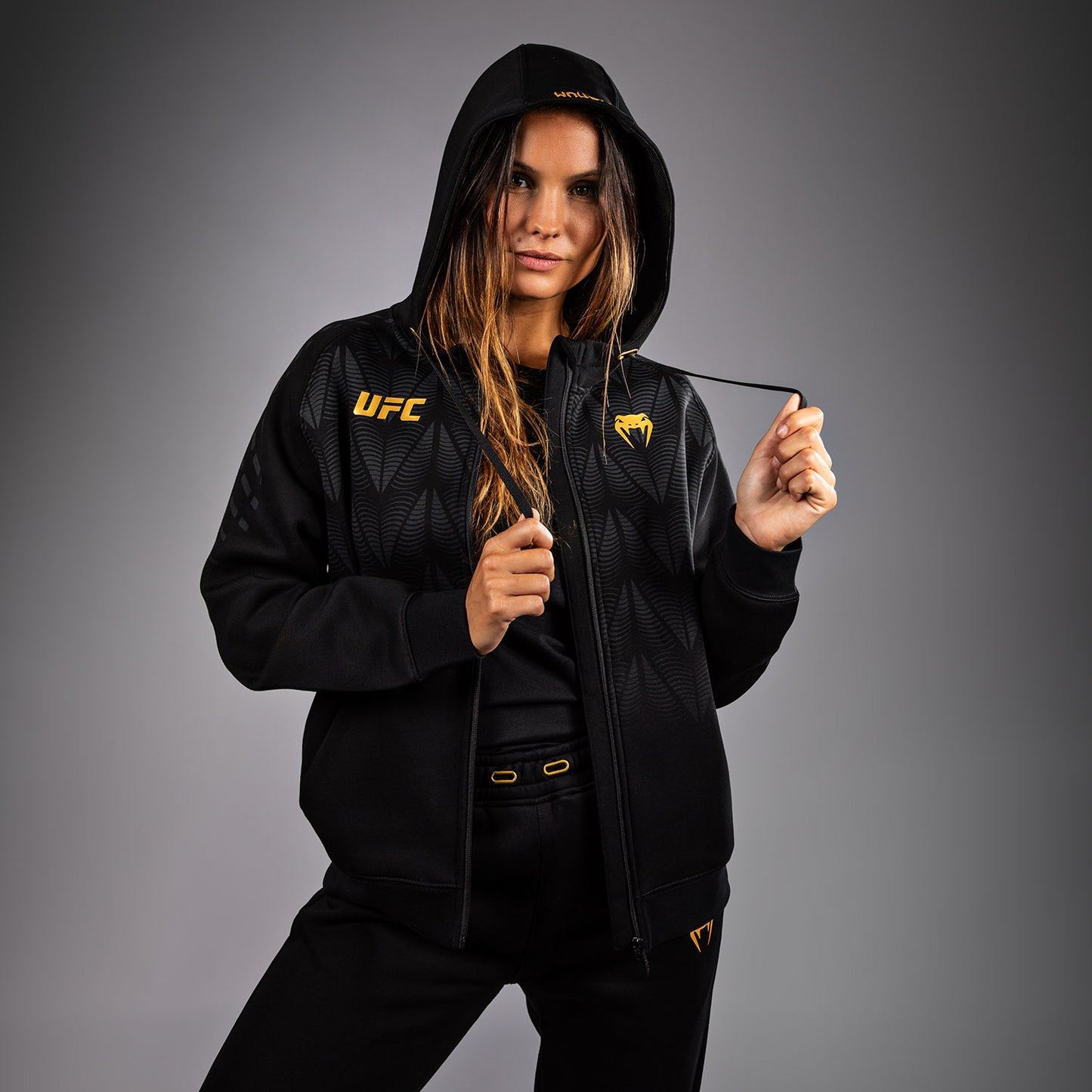Women's UFC Zenith by Venum Replica 冠军拉链连帽衫