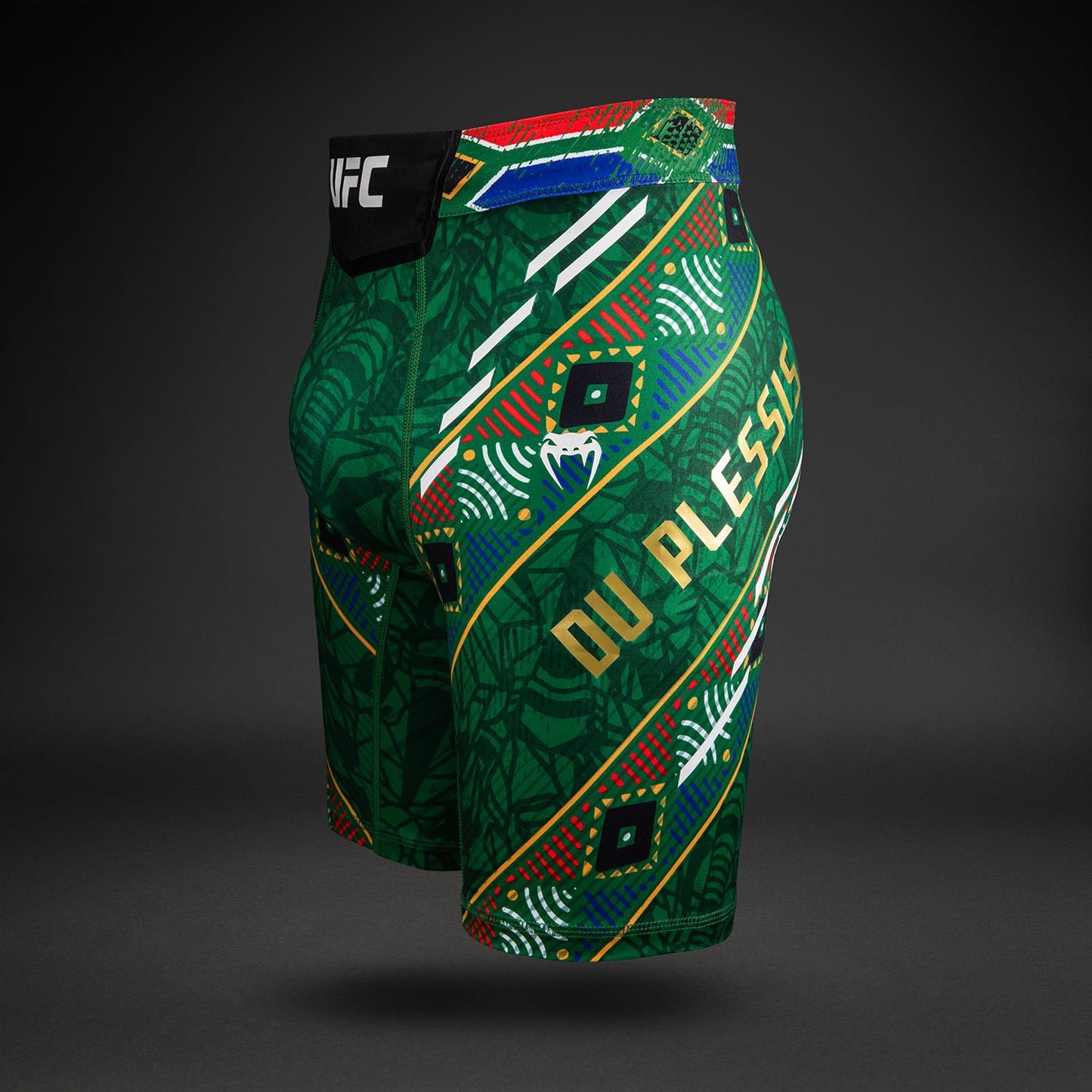 男士Venum UFC Unrivaled Green Dricus Du Plessis综合格斗短裤