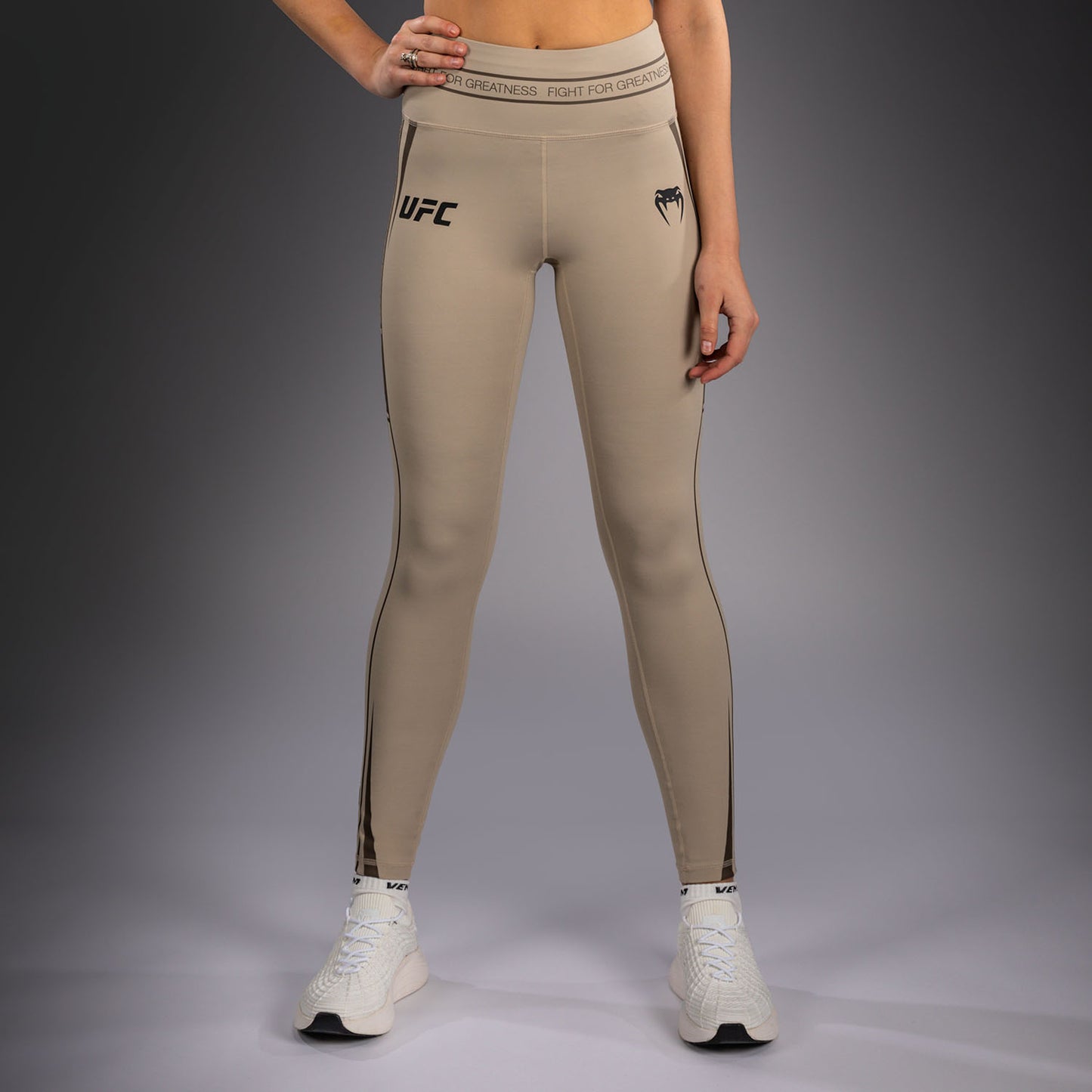 Venum UFC Unity by Venum Authentic Fight Week 女子功能压缩长裤 - 沙色