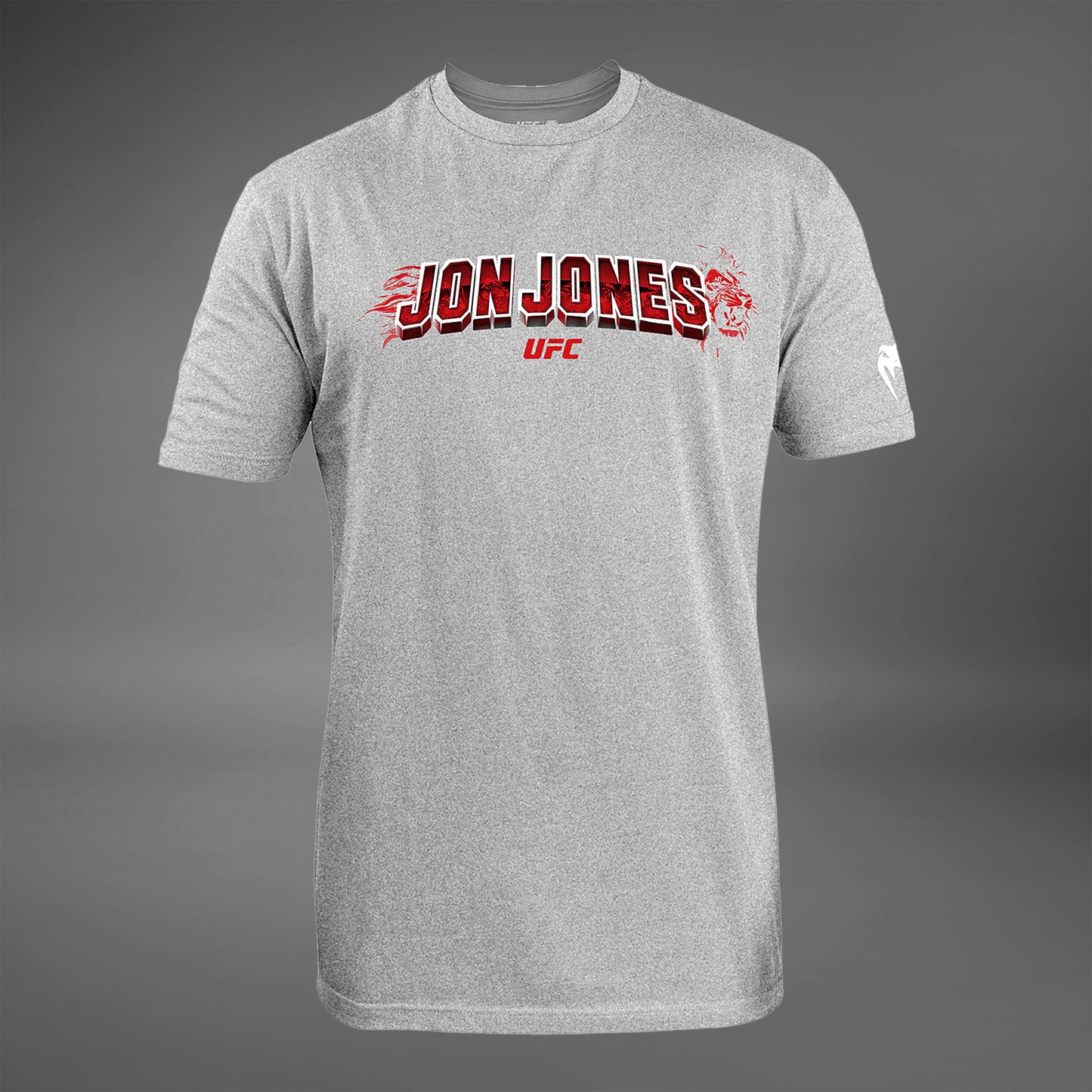 男士Venum UFC Unrivaled花灰色Jon Jones T恤