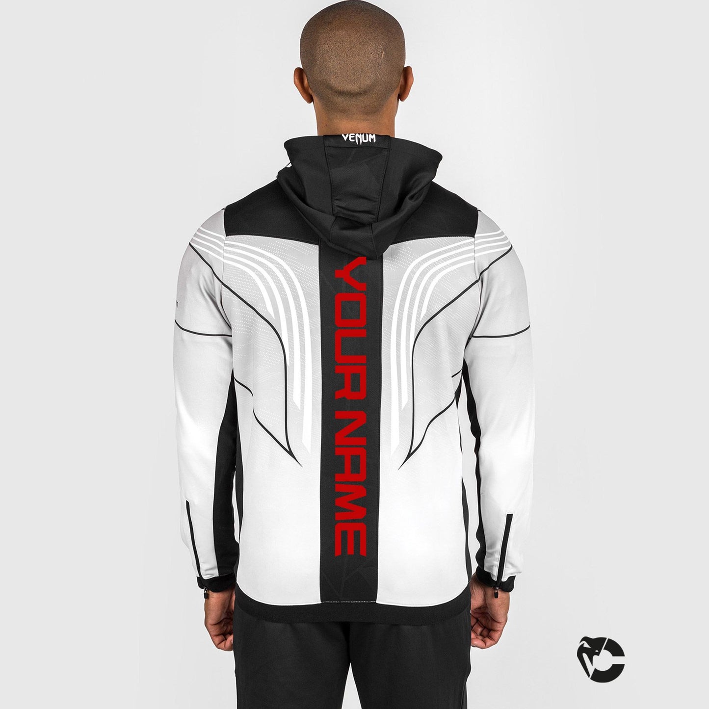 UFC Venum Authentic Fight Night 2.0 Kit by Venum 男士款连帽衫 – 白色
