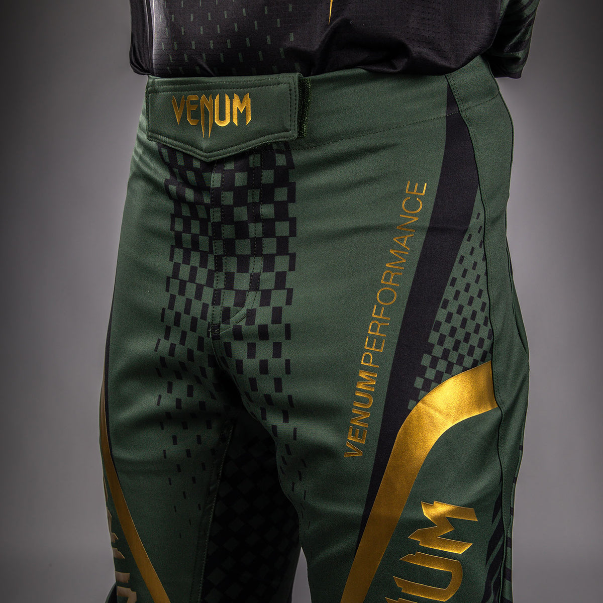Venum MX Challenger 越野摩托骑行裤 - 黑色/绿色/金色