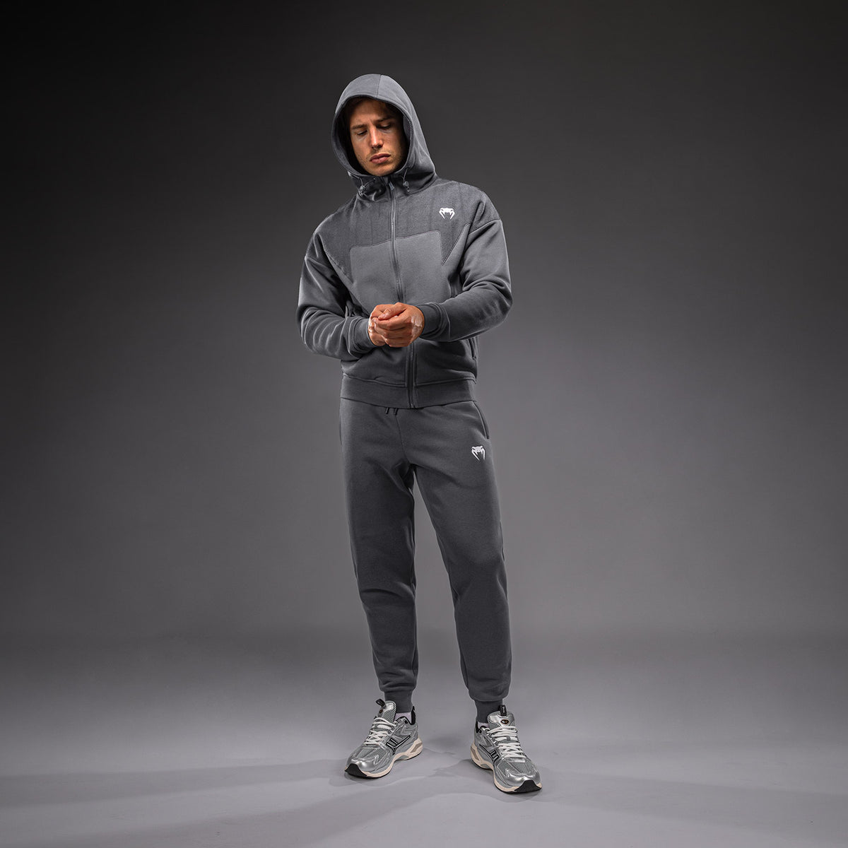 Venum Attack Fleece & Weave 运动夹克 - 灰色