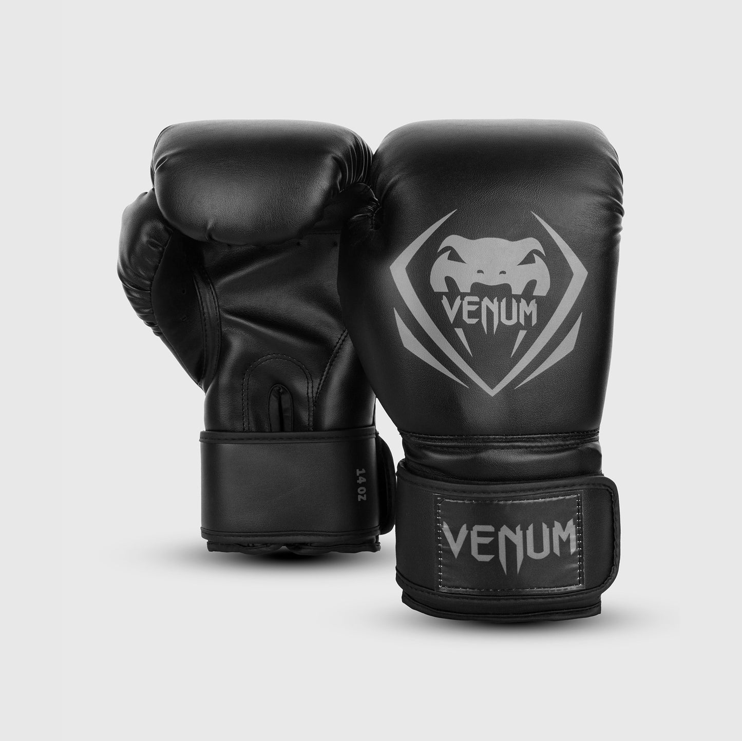 Venum Contender 拳击手套 – 黑色/灰色