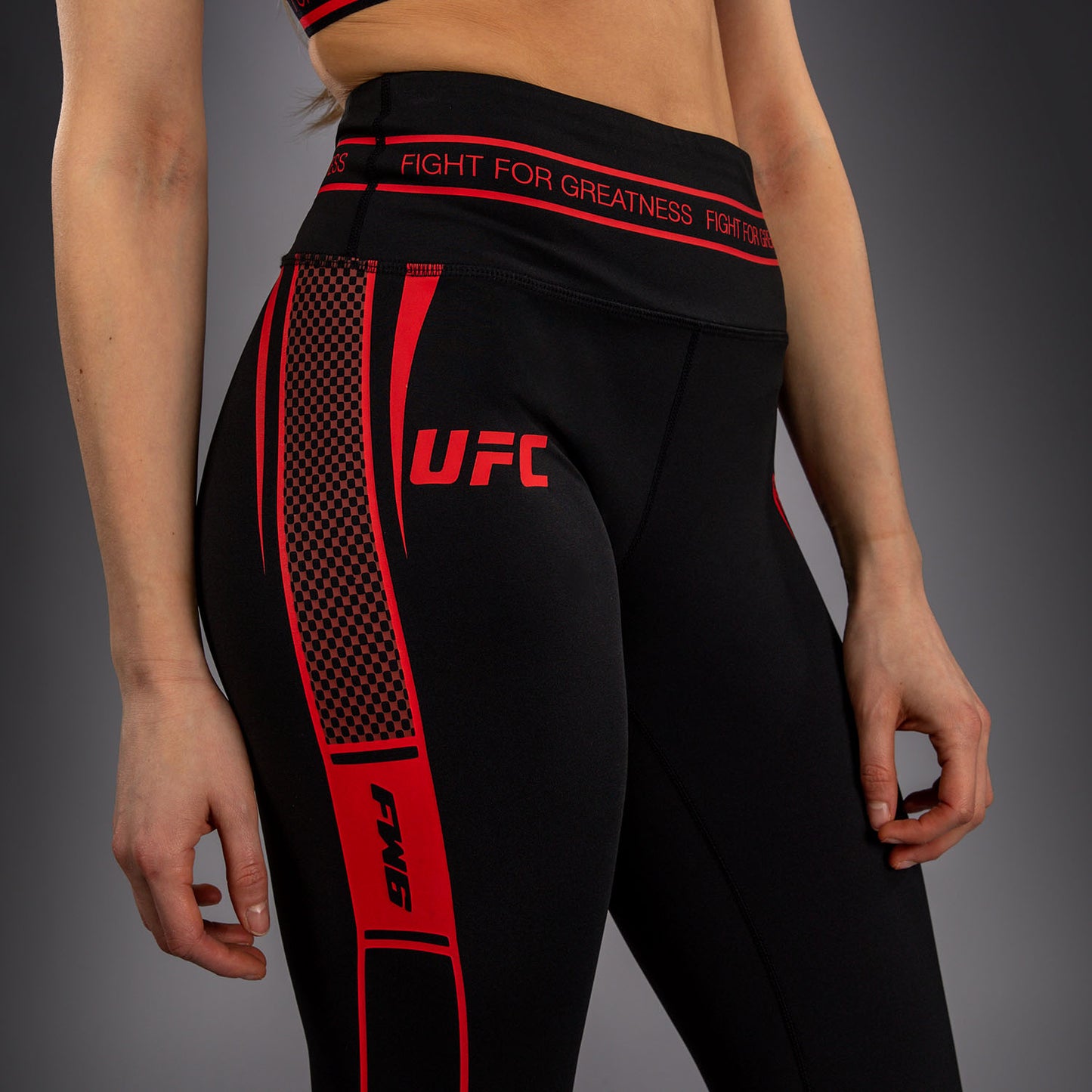 Venum UFC Unity by Venum Authentic Fight Week 女子功能压缩长裤 - 黑色