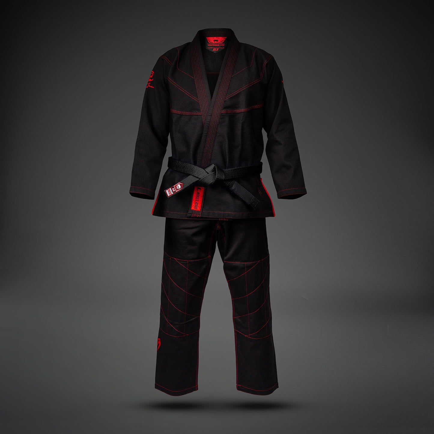 Venum X Roger Gracie Academy 柔术服 – 黑色/红色