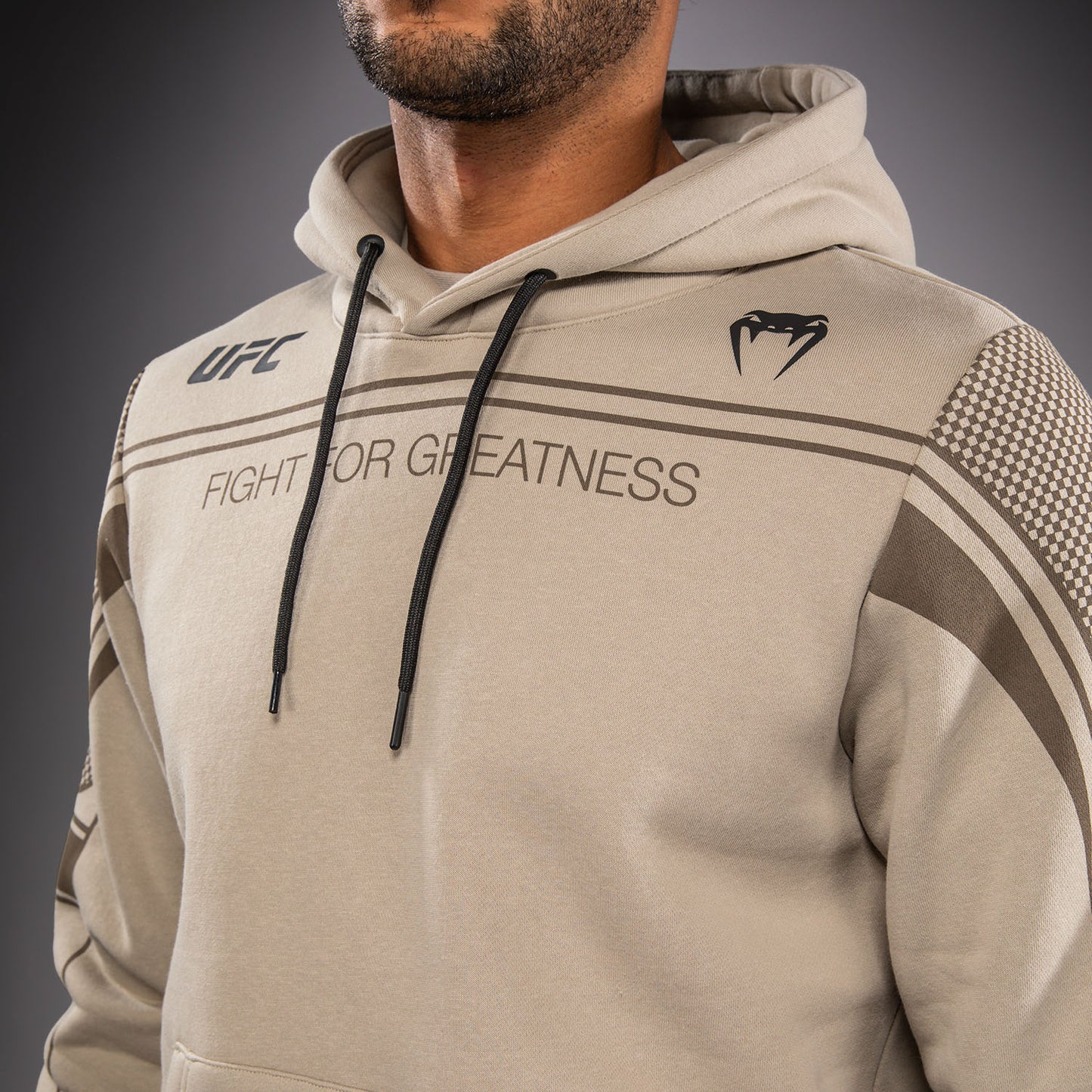 Venum UFC Unity by Venum Authentic Fight Week 男子套头连帽衫 - 沙色
