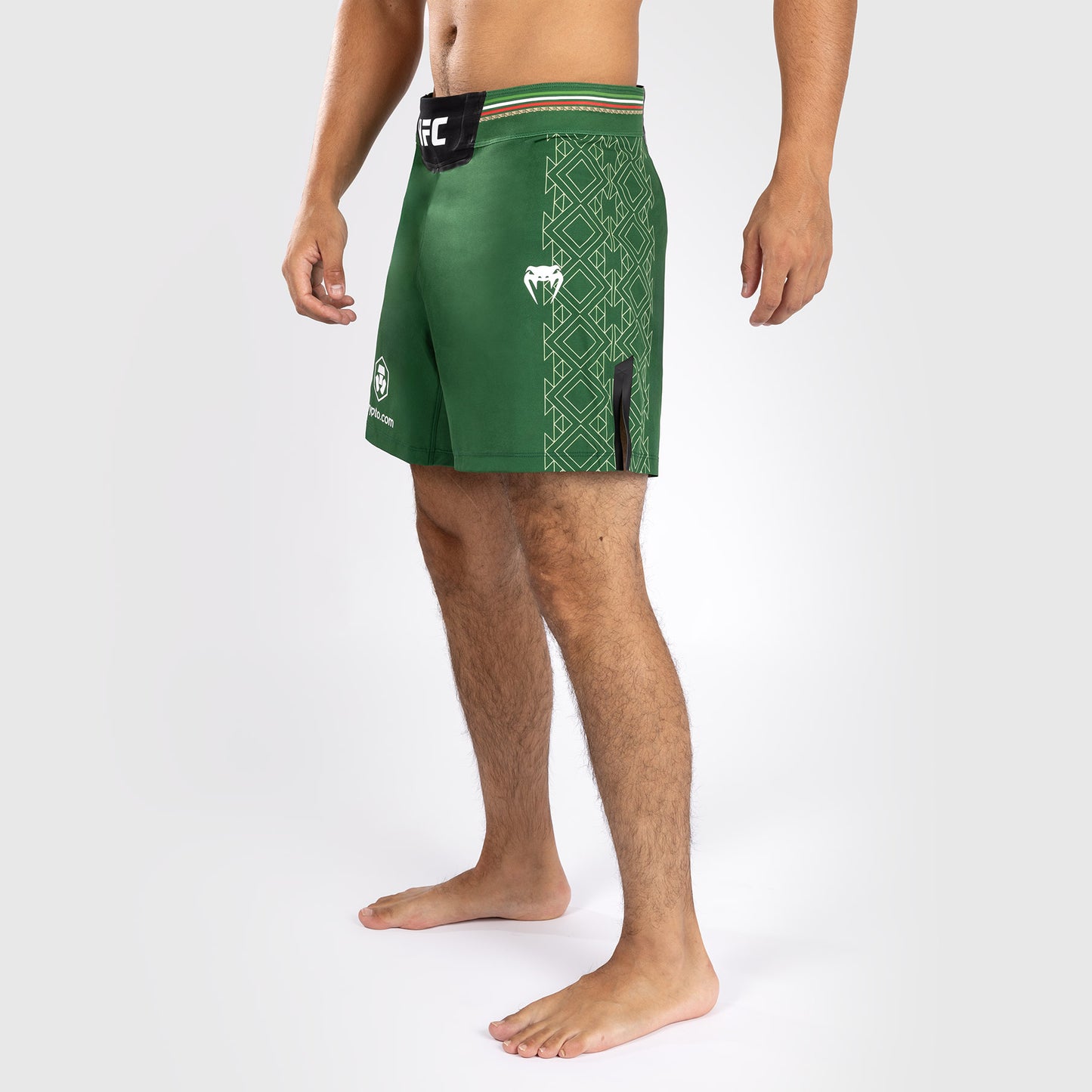 Noche UFC by Venum Authentic Fight Night 男士格斗短裤 – 短款 – 绿色