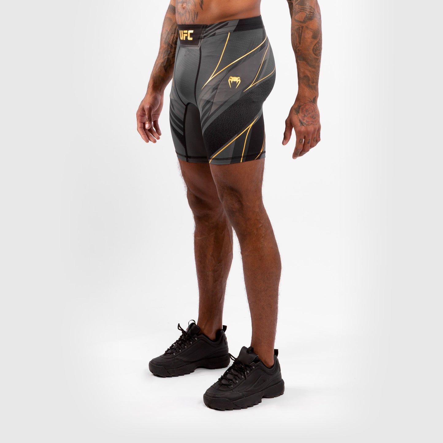 UFC Venum Authentic Fight Night Men's Vale Tudo Shorts - Long Fit - Black