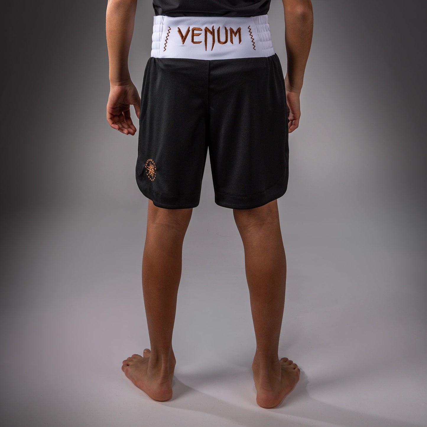 Venum Classic 儿童拳击短裤 – 黑色/金色