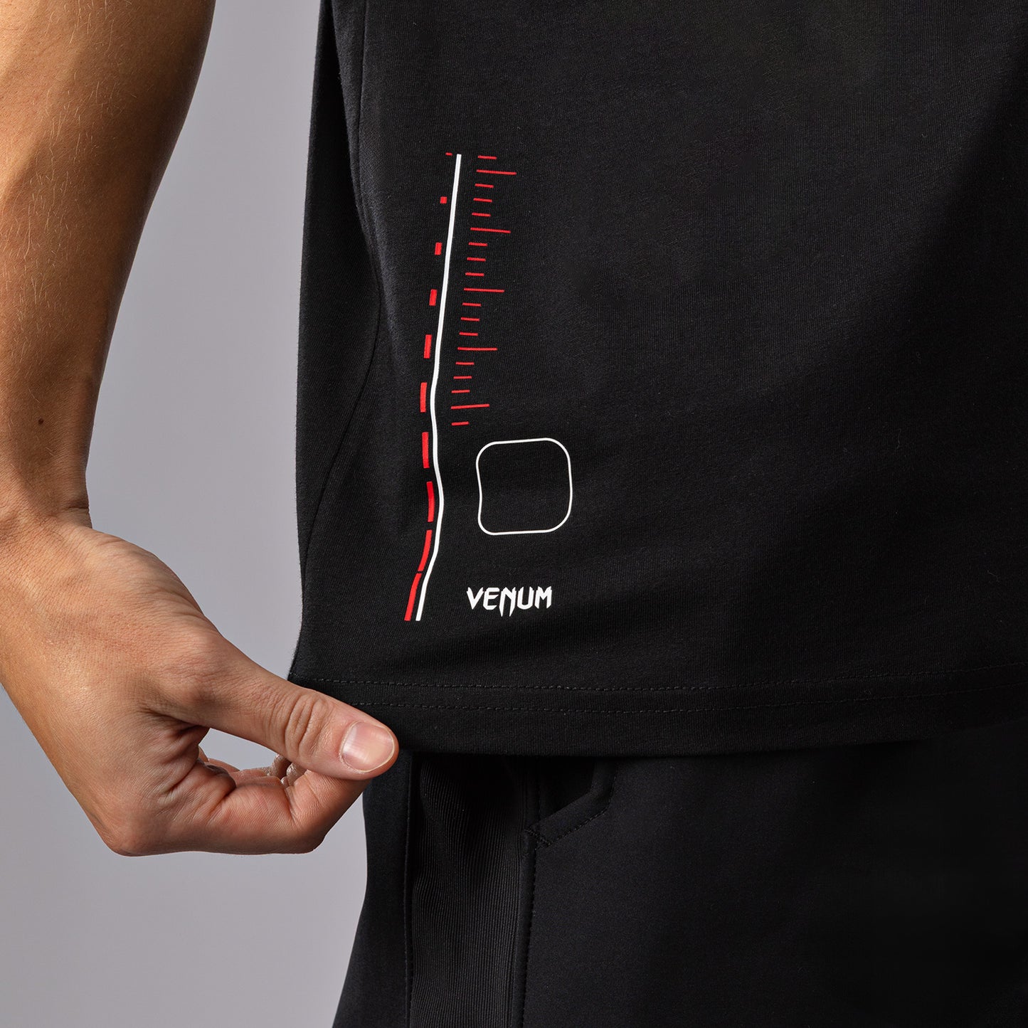 Venum Tactical XT T恤 – 黑色/火红色