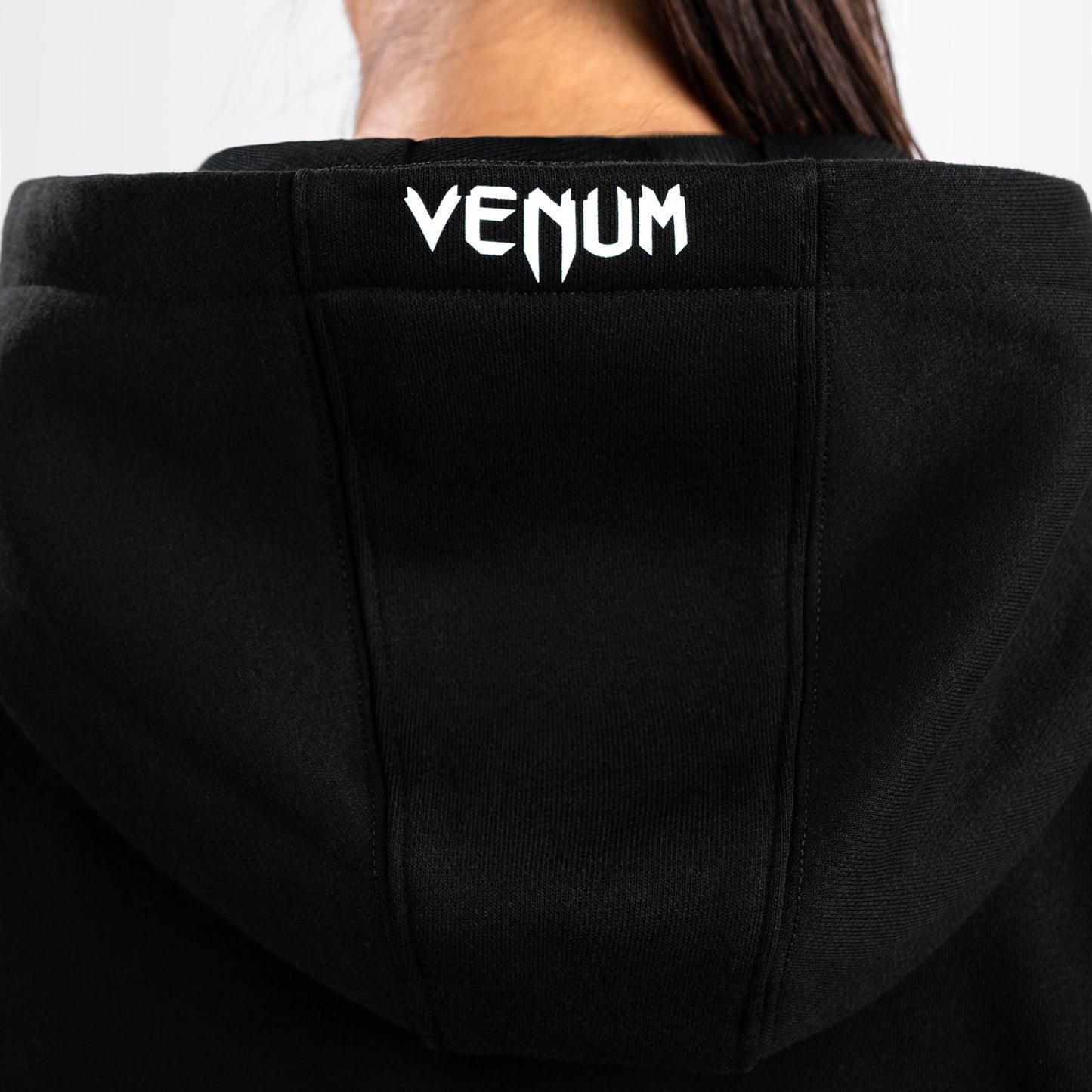 UFC Adrenaline by Venum 女士拉链连帽衫 – 黑色