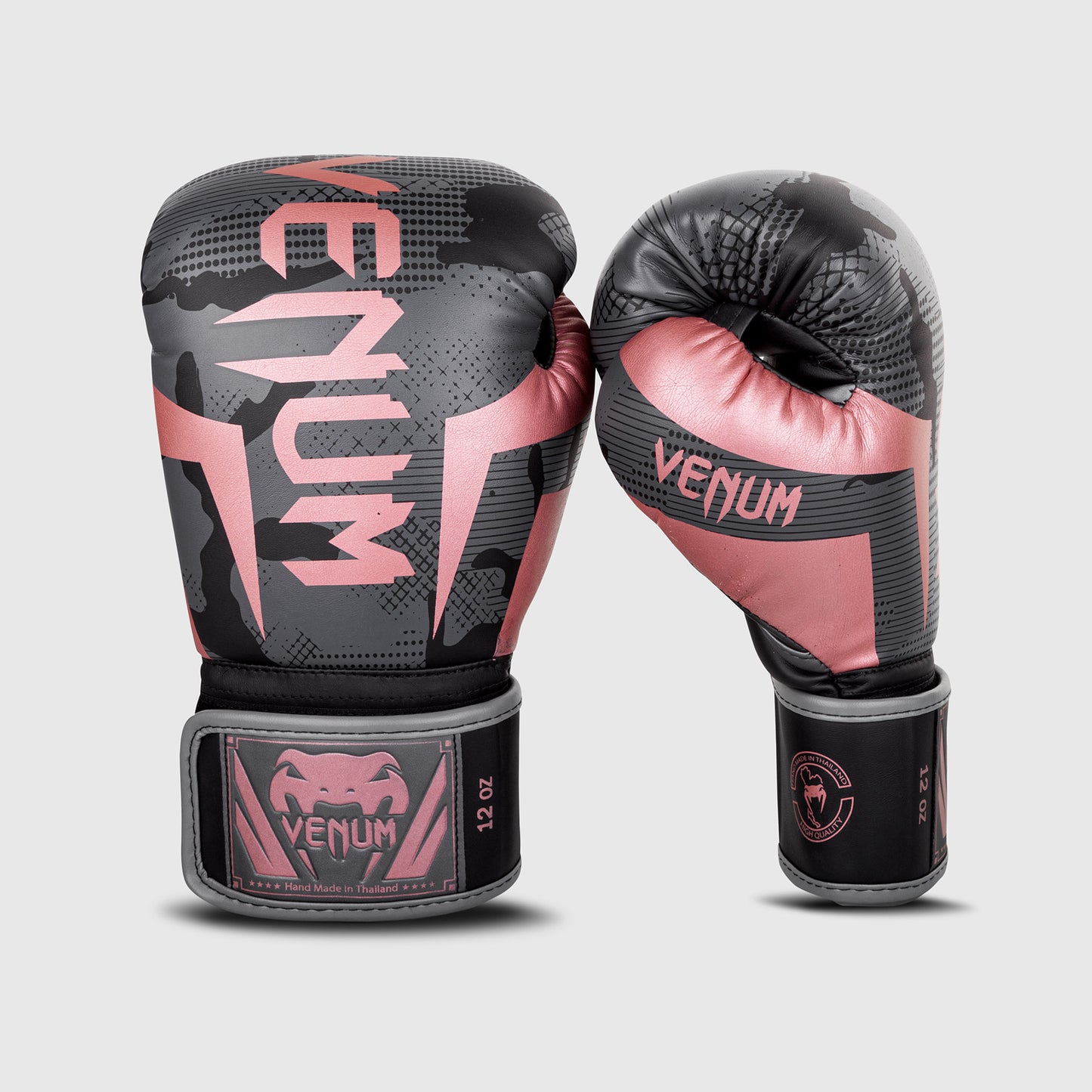 Venum Elite 拳击手套 – 迷彩色/粉红色