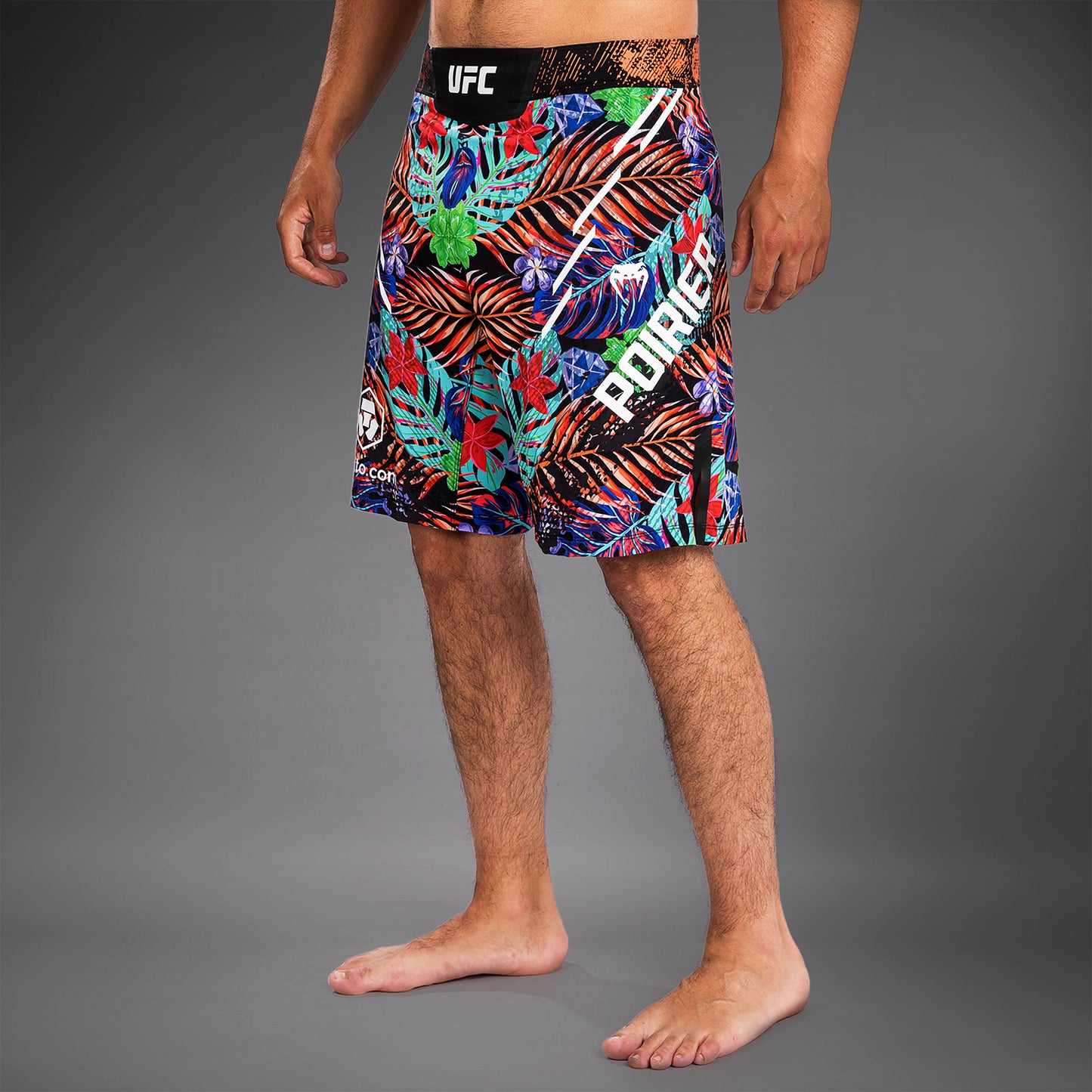 男士Venum UFC Unrivaled 蓝色Dustin Poirier长款格斗短裤