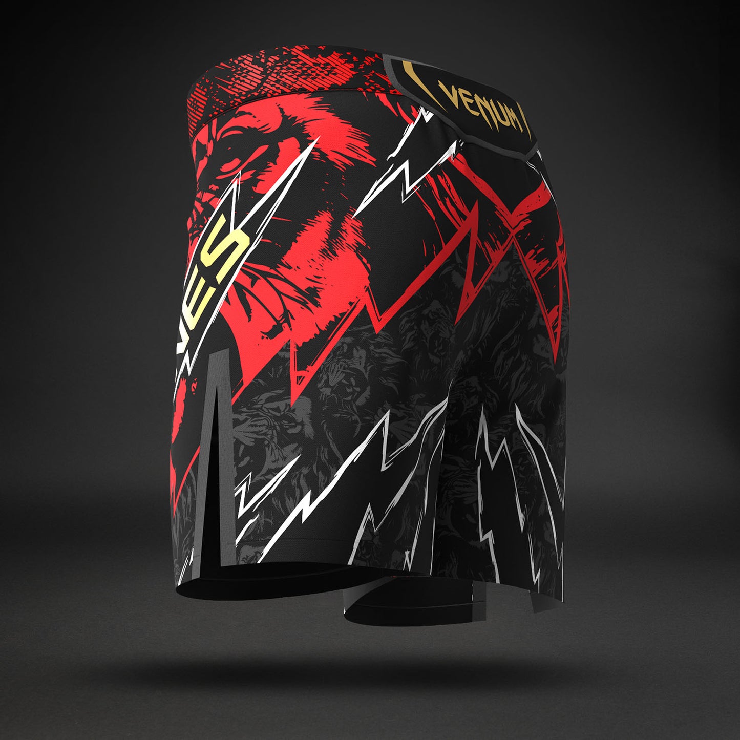 男士Venum UFC Unrivaled 红色Jon Jones格斗短裤